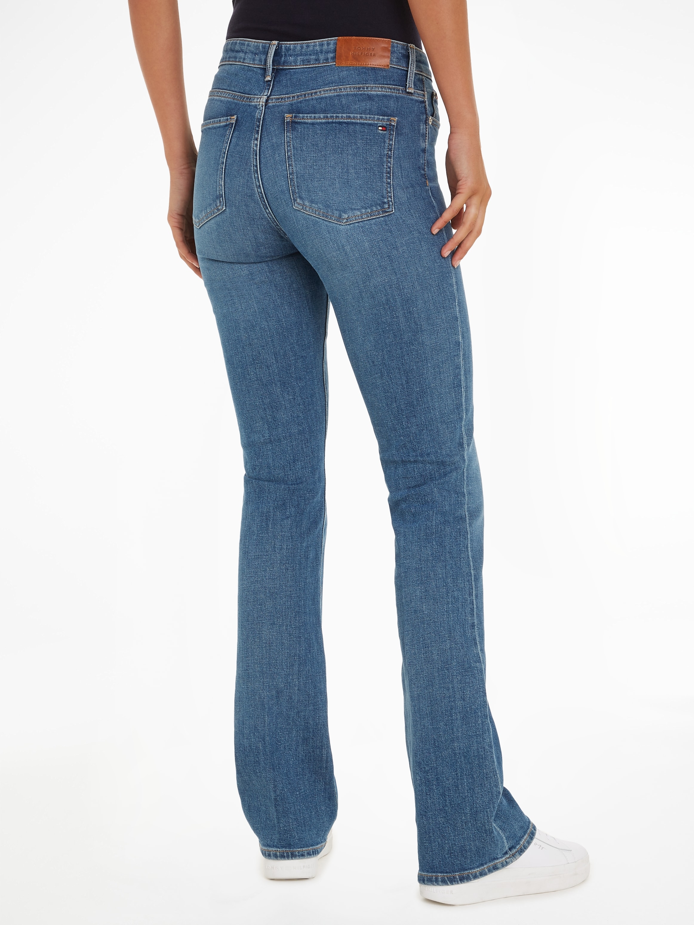 Tommy Hilfiger Bootcut-Jeans, mit Bügelfalten