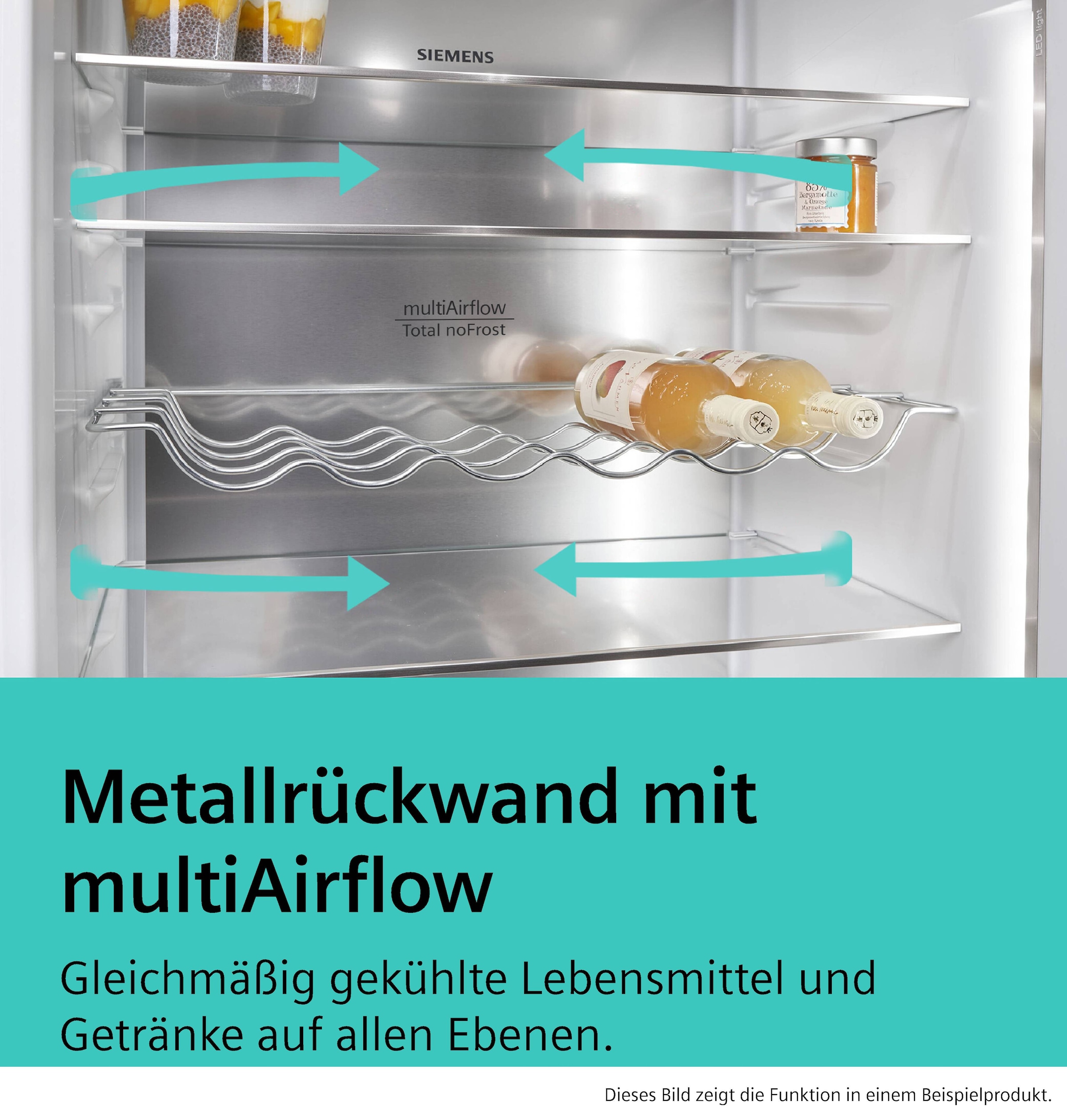 SIEMENS Kühl-/Gefrierkombination iQ300 »KG36NVIBG« 186 cm hoch 60 cm breit hyperFresh System für frisches Obst und Gemüse sowie Total noFrost