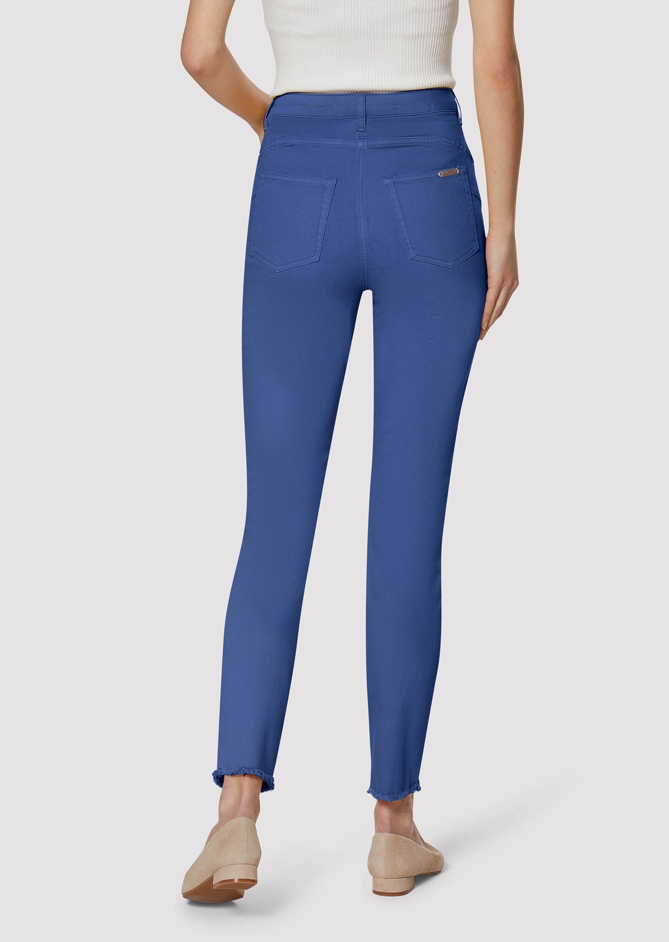 MADELEINE Regular-fit-Jeans »Jeans Jeans mit feinem Fransensaum«