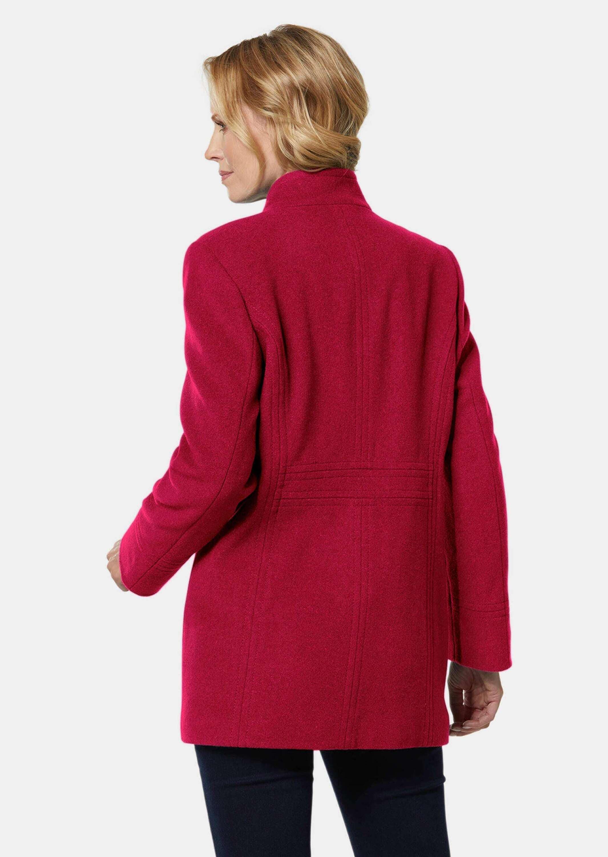 GOLDNER Wolljacke »Kurzgröße Wolljacke mit feinen Details«