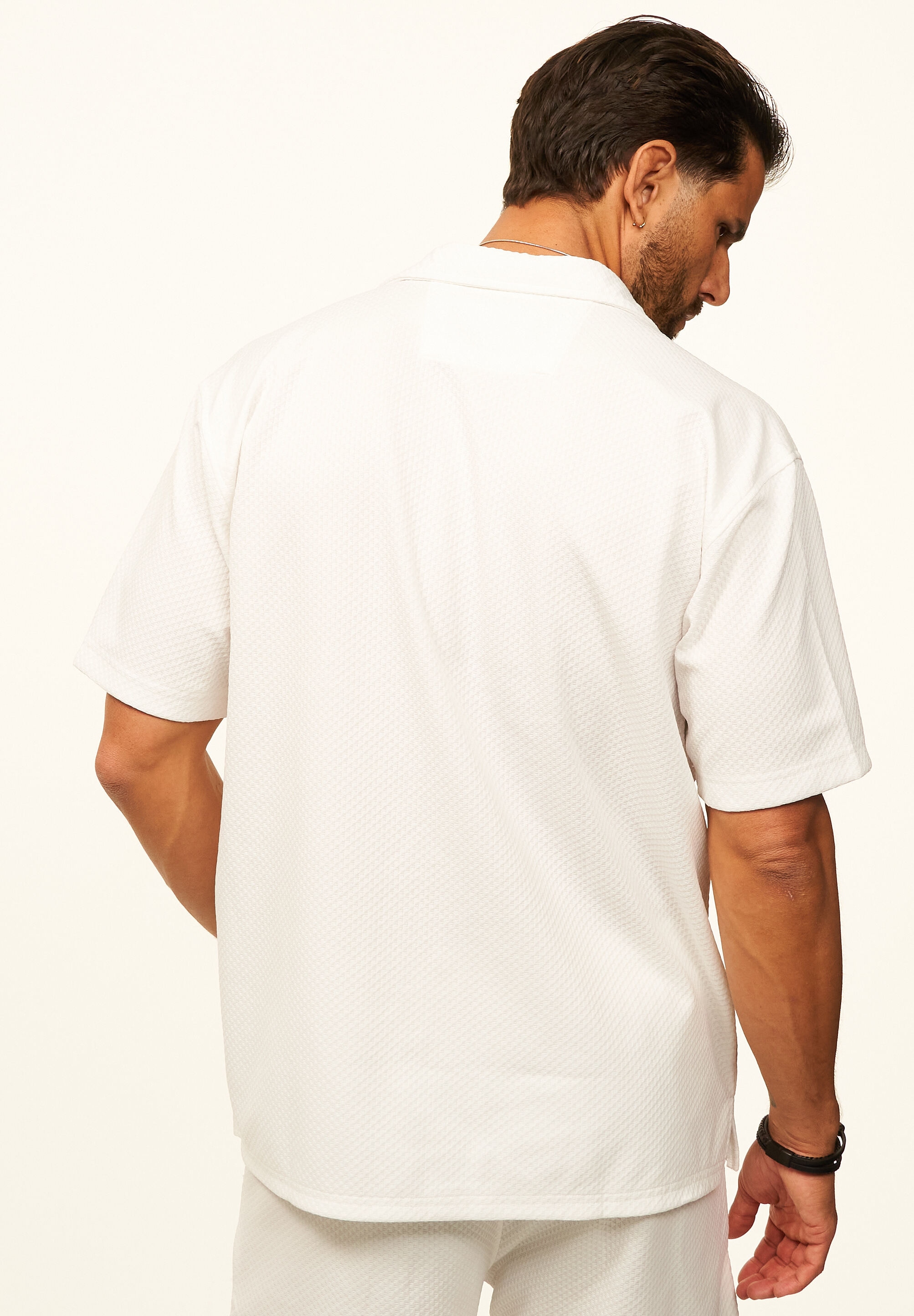 CARISMA Kurzarmhemd »mit Struktur als lässiges Sommerhemd - Poloshirt für Herren« Herren Polohemd T-Shirt im Regular-Fit - Strandhemd