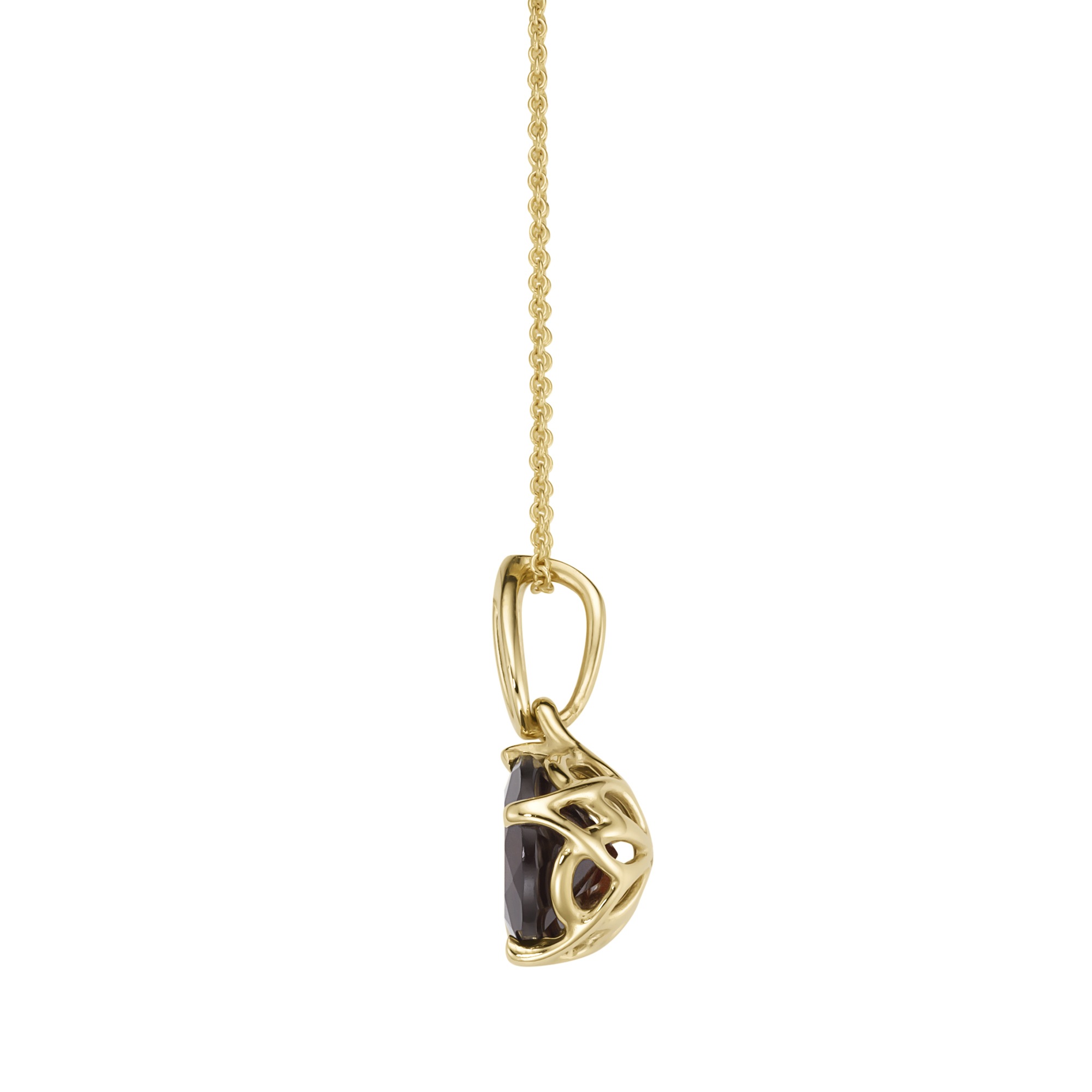 Luigi Merano Kette mit Anhänger »Kette mit Granat, Gold 585«