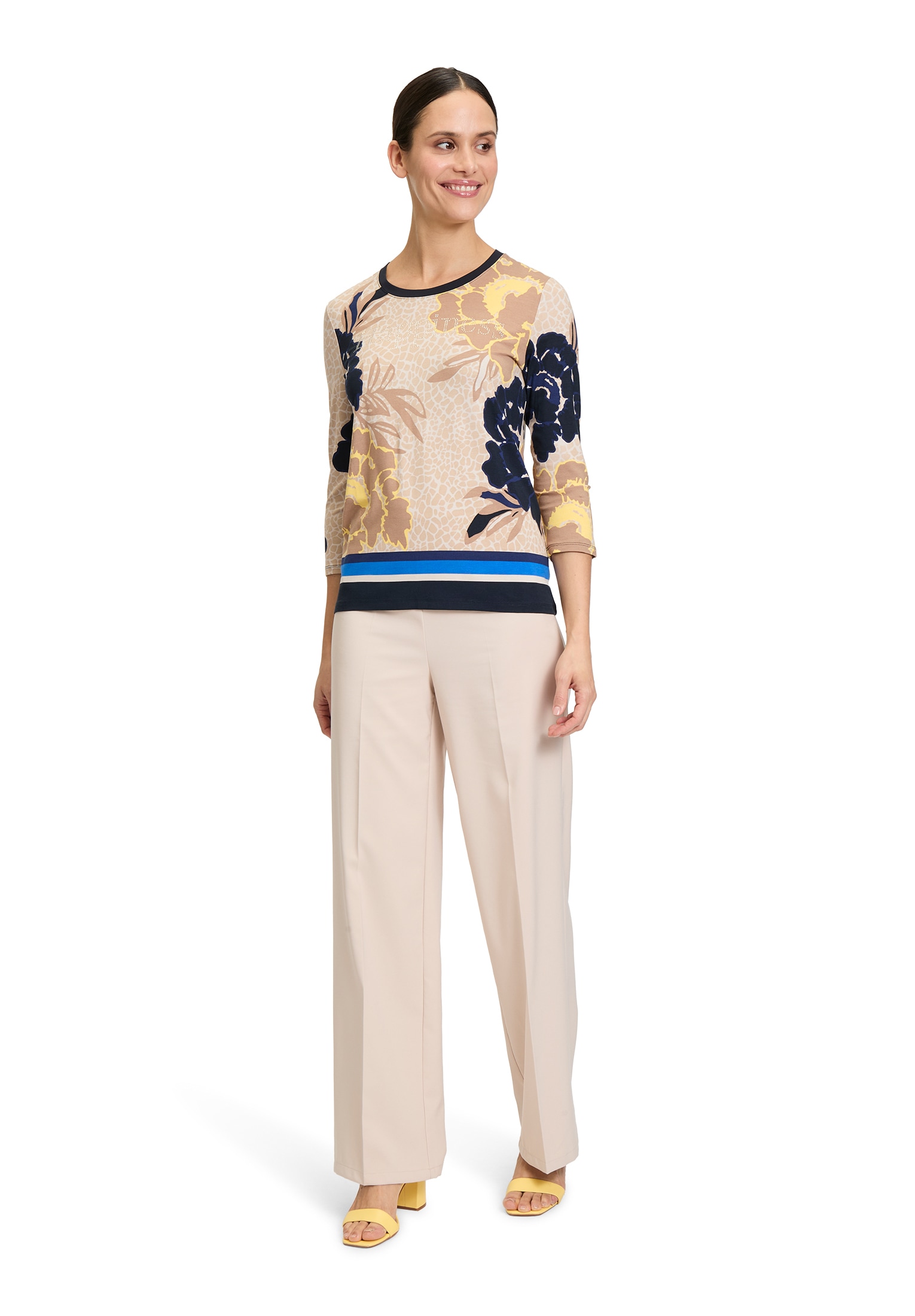 Betty Barclay 3/4-Arm-Shirt »Ringelshirt mit Rippbündchen«