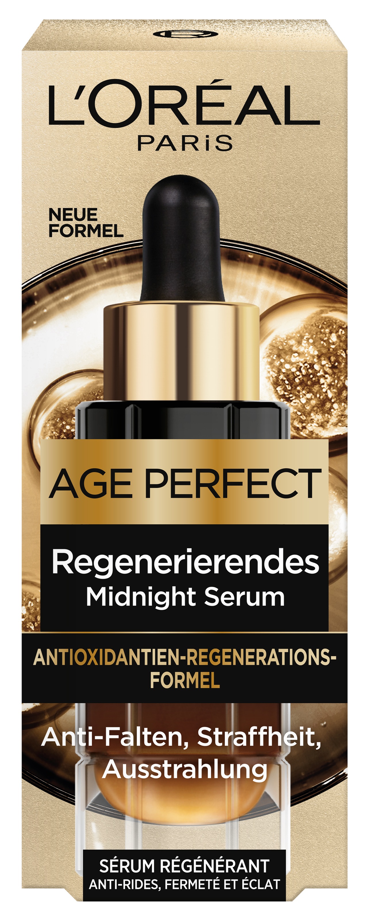 L'ORÉAL PARIS Gesichtsserum »AGE PERFECT ZELL-RENAISSANCE MIDNIGHT SERUM« stimmuliert die Zell-Erneuerung, mildert Falten