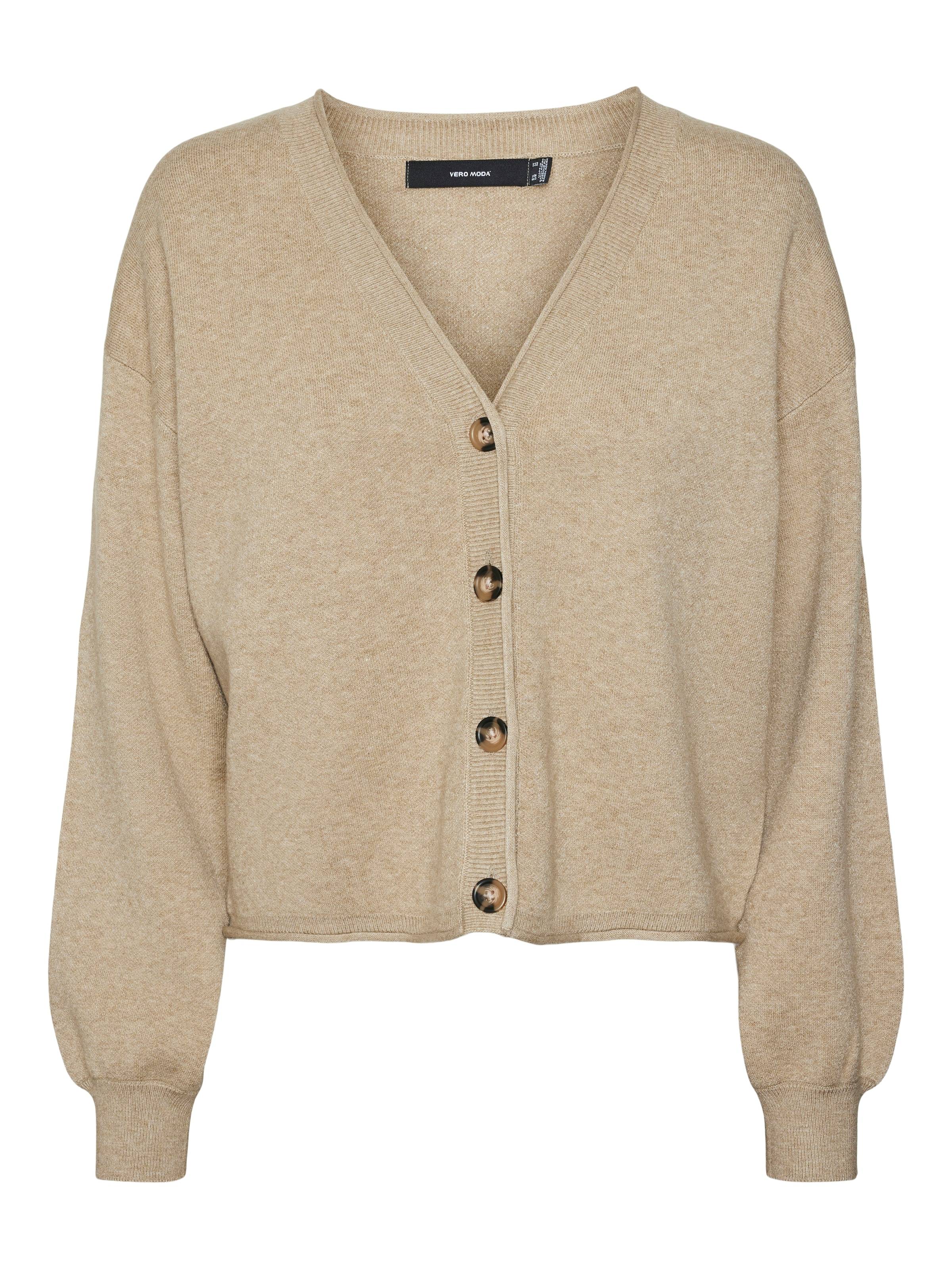 Vero Moda Strickjacke »VMGOLD ROLL LS V-NECK CARDIGAN«