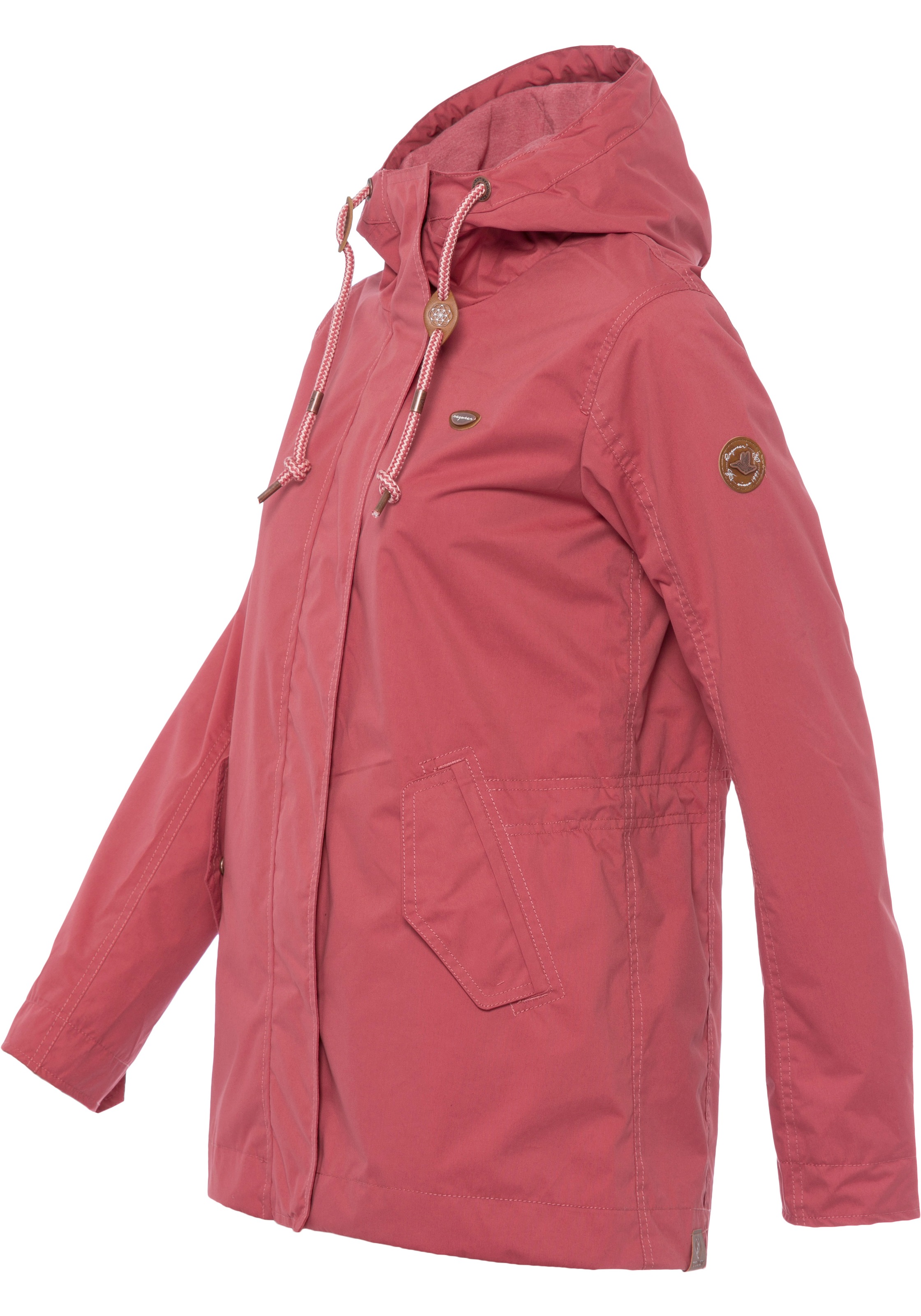 Ragwear Funktionsjacke »LENCA«, mit Kapuze, stylische Übergangsjacke Waterproof fabric