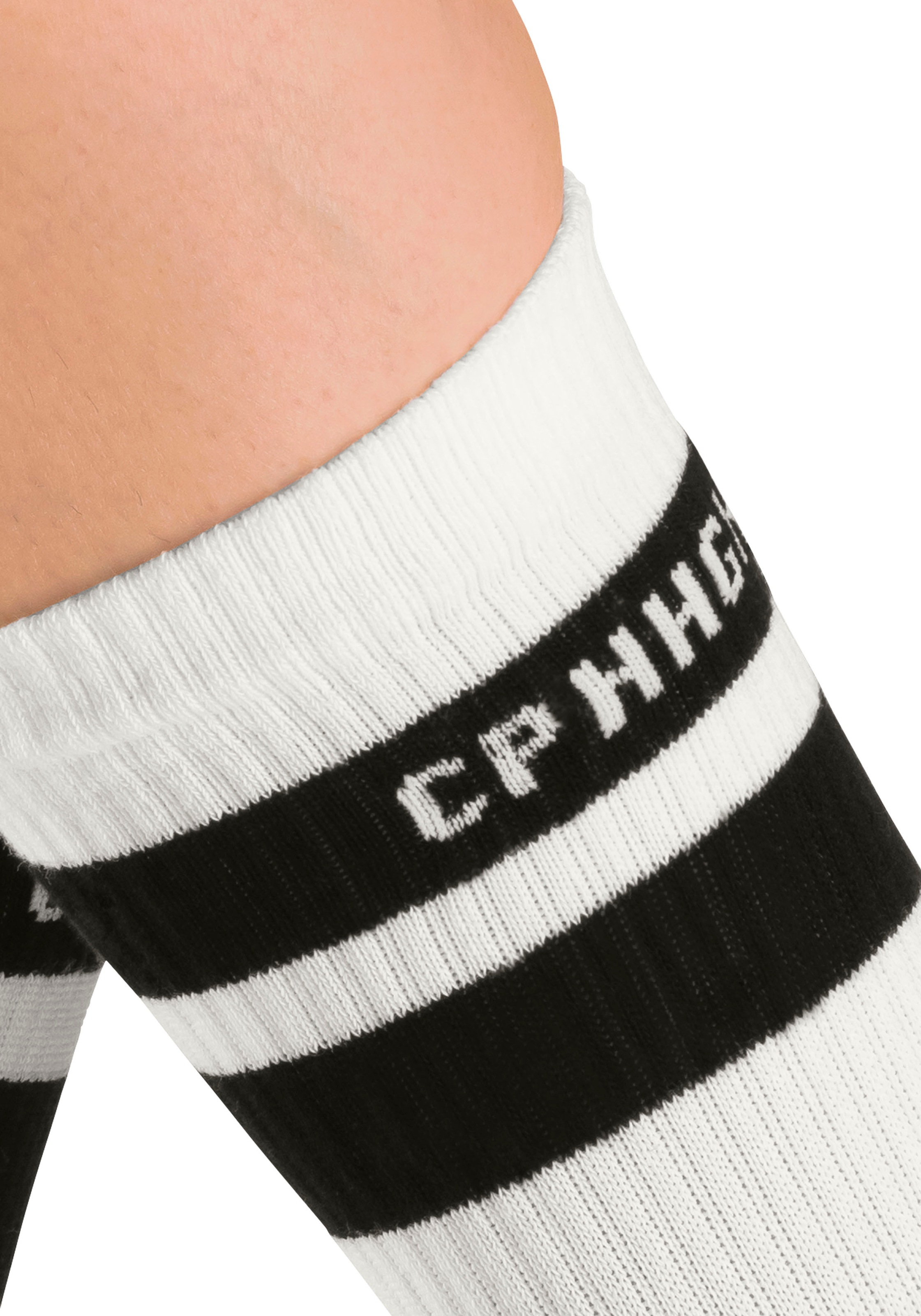 Copenhagen Studios Tennissocken, (Packung, 3 Paar), mit Streifendesign und Vollfrottee