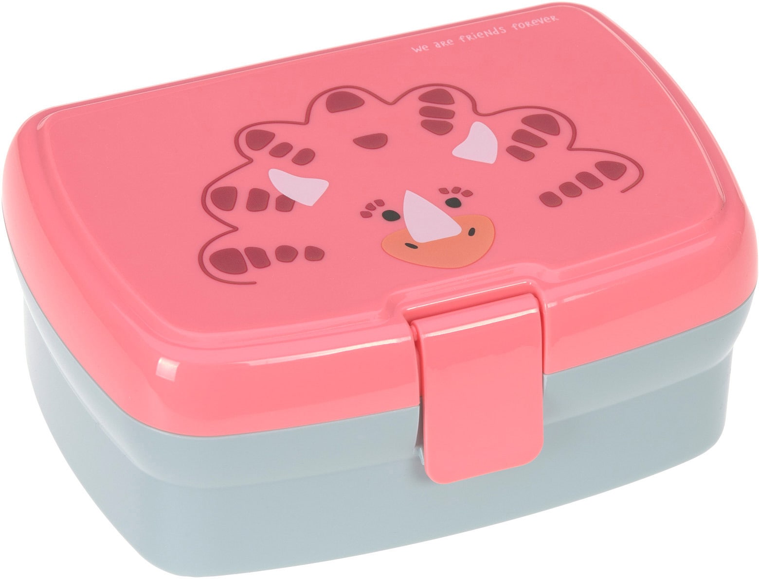 LÄSSIG Lunchbox »About Friends, Dino rose«, (Set, 2 tlg.), mit Trinkflasche