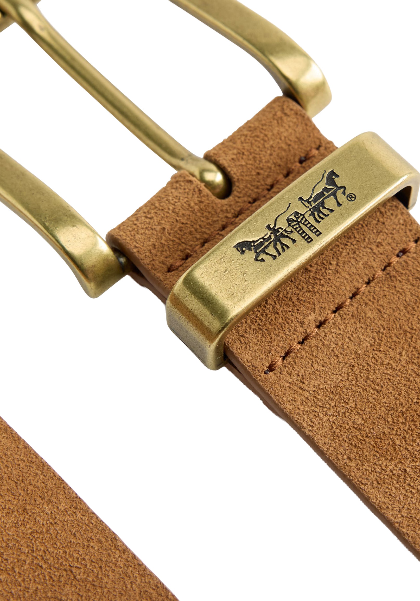 Levi's® Ledergürtel »METAL TWO HORSE KEEPER BELT«, mit Metallschließe