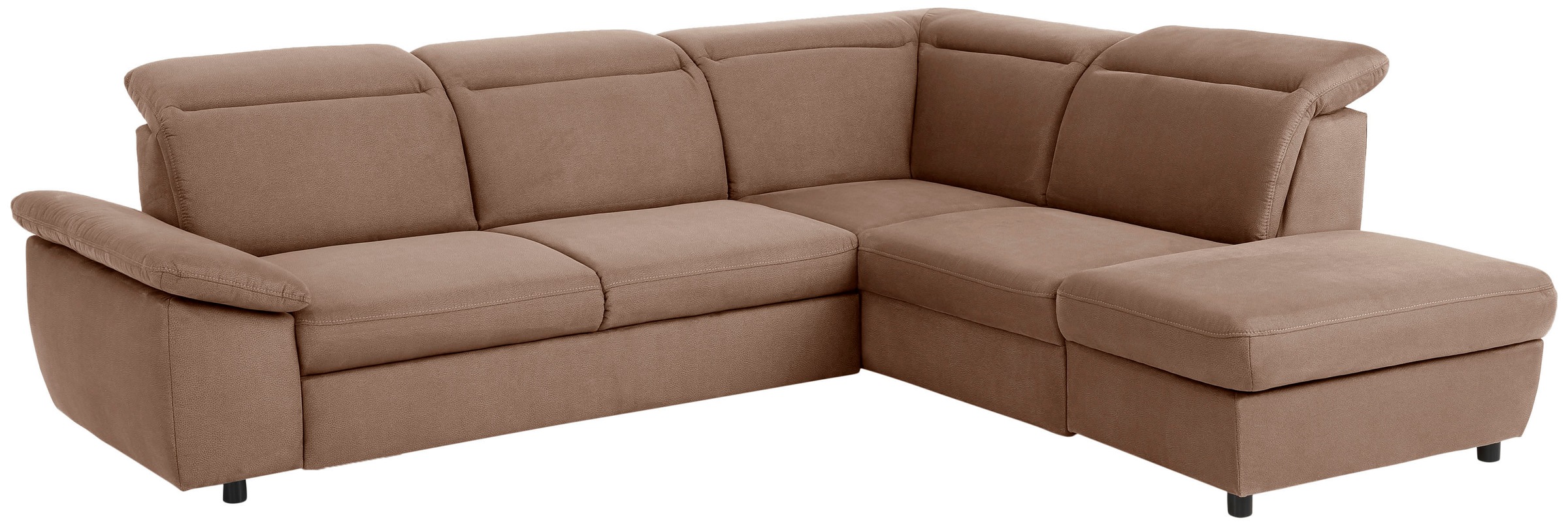 Home affaire Ecksofa »Mauritius L-Form«, mit Ottomane, mit Kopfteil- und Armlehnverstellung