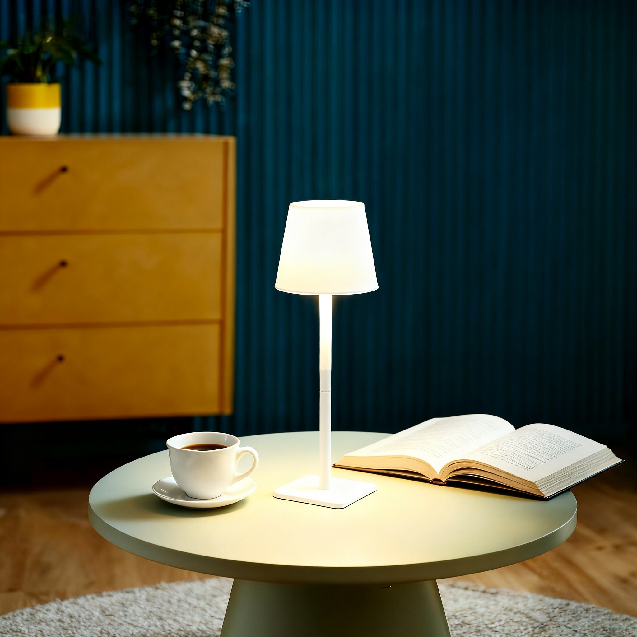 OTTO home LED Tischleuchte »Merrin - 2er Set Akkuleuchte« LED-Modul 2 Stk. warmweiß - kaltweiß 2er Set, dimmbar, Farbwechsel, Akku Tischlampe, LED, USB-C, CCT,