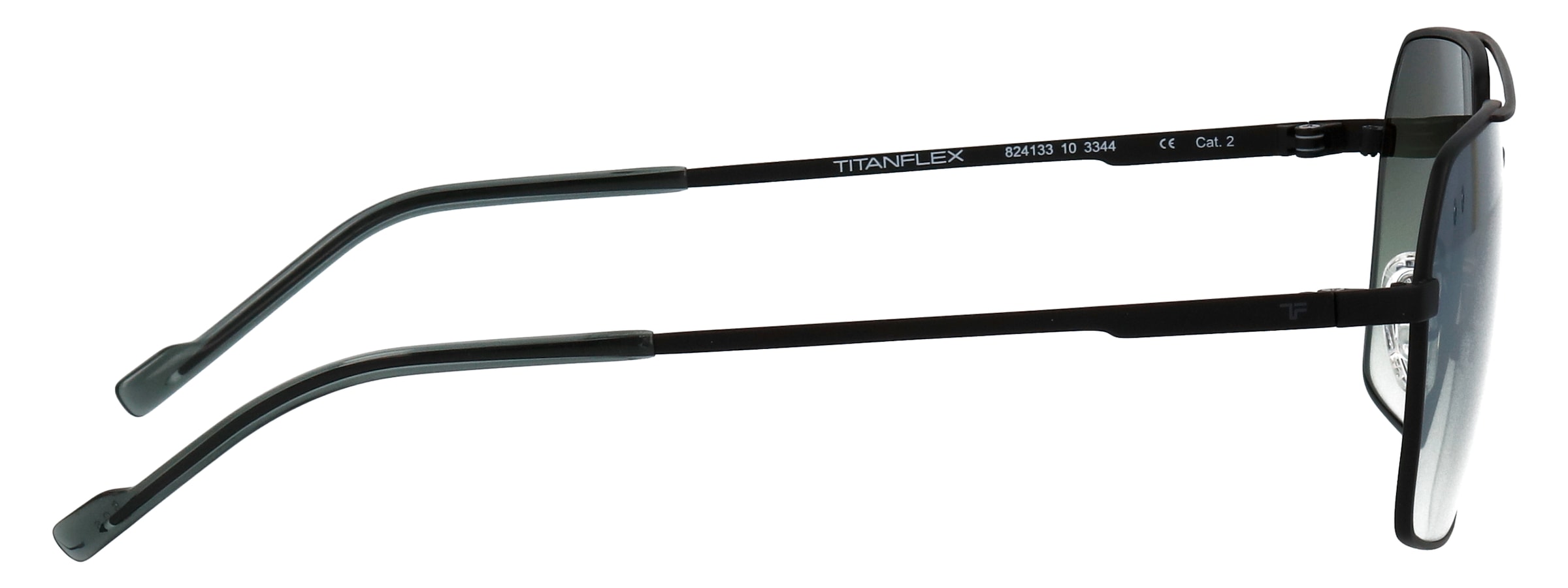 TITANflex Sonnenbrille »Modell 824133« Form Pilot, Logoschriftzug auf Bügel, Titanflexfassung