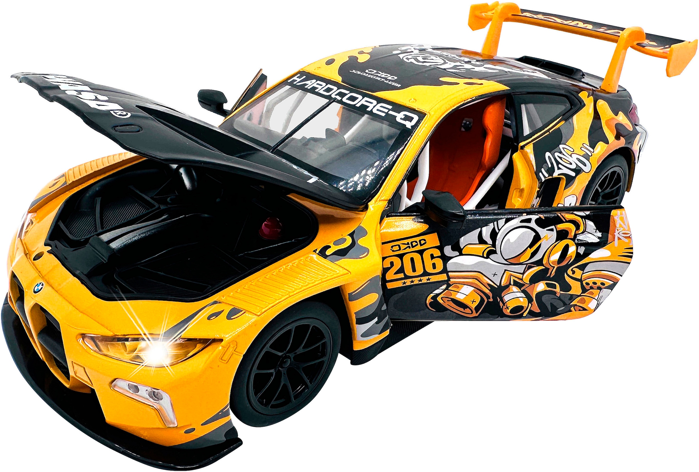 Jamara Spielzeug-Auto »Diecast, BMW M4 GT3 inklusive Batterien« LED Licht; Maßstab 1:24