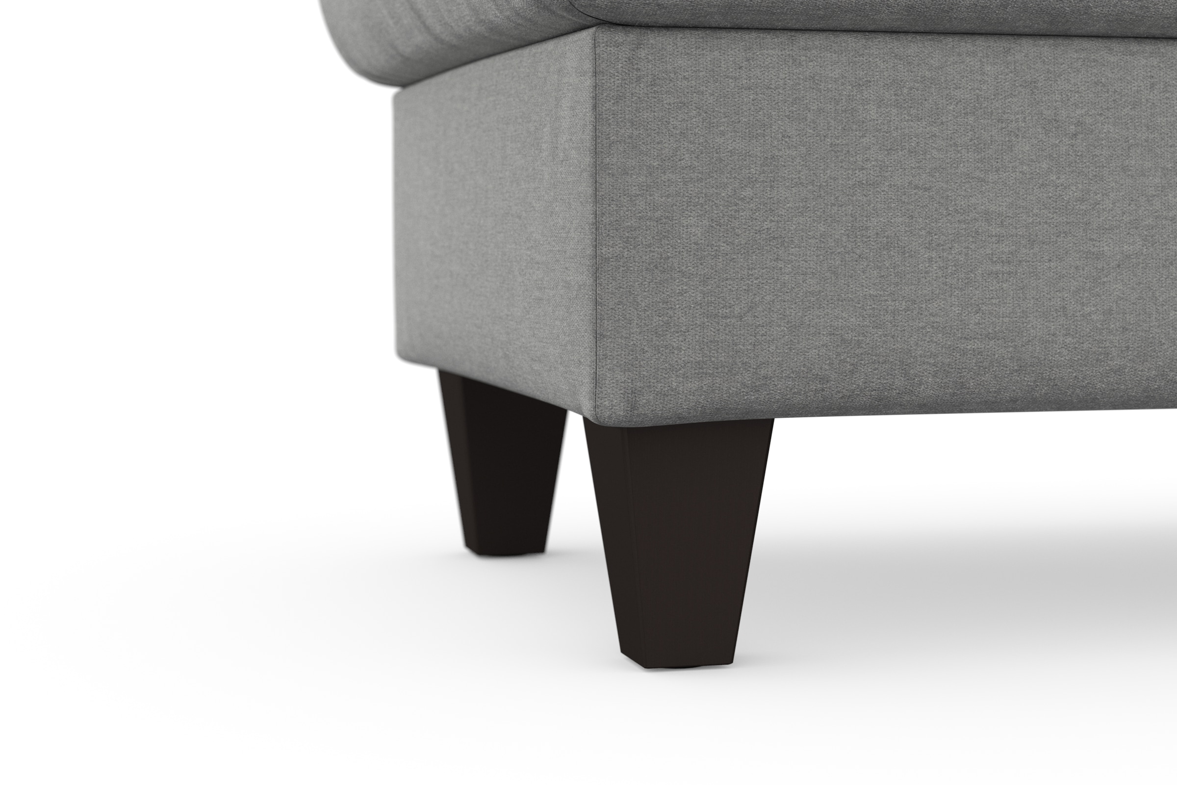 sit&more Stauraumhocker »Farö«, mit Stauraum und Federkern und wengefarbenen Füßen