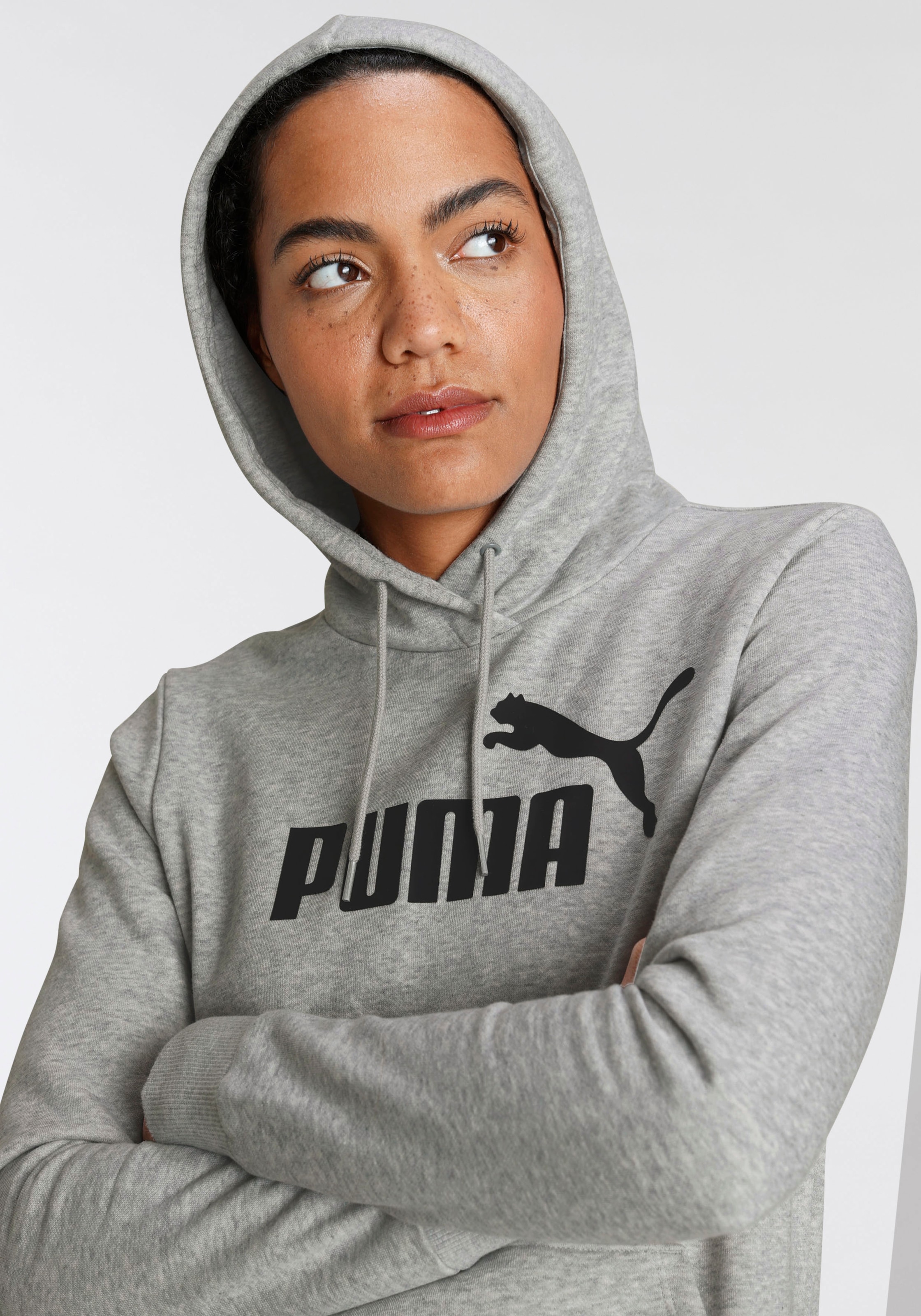 PUMA Kapuzensweatshirt »ESS LOGO HOODIE FL«
