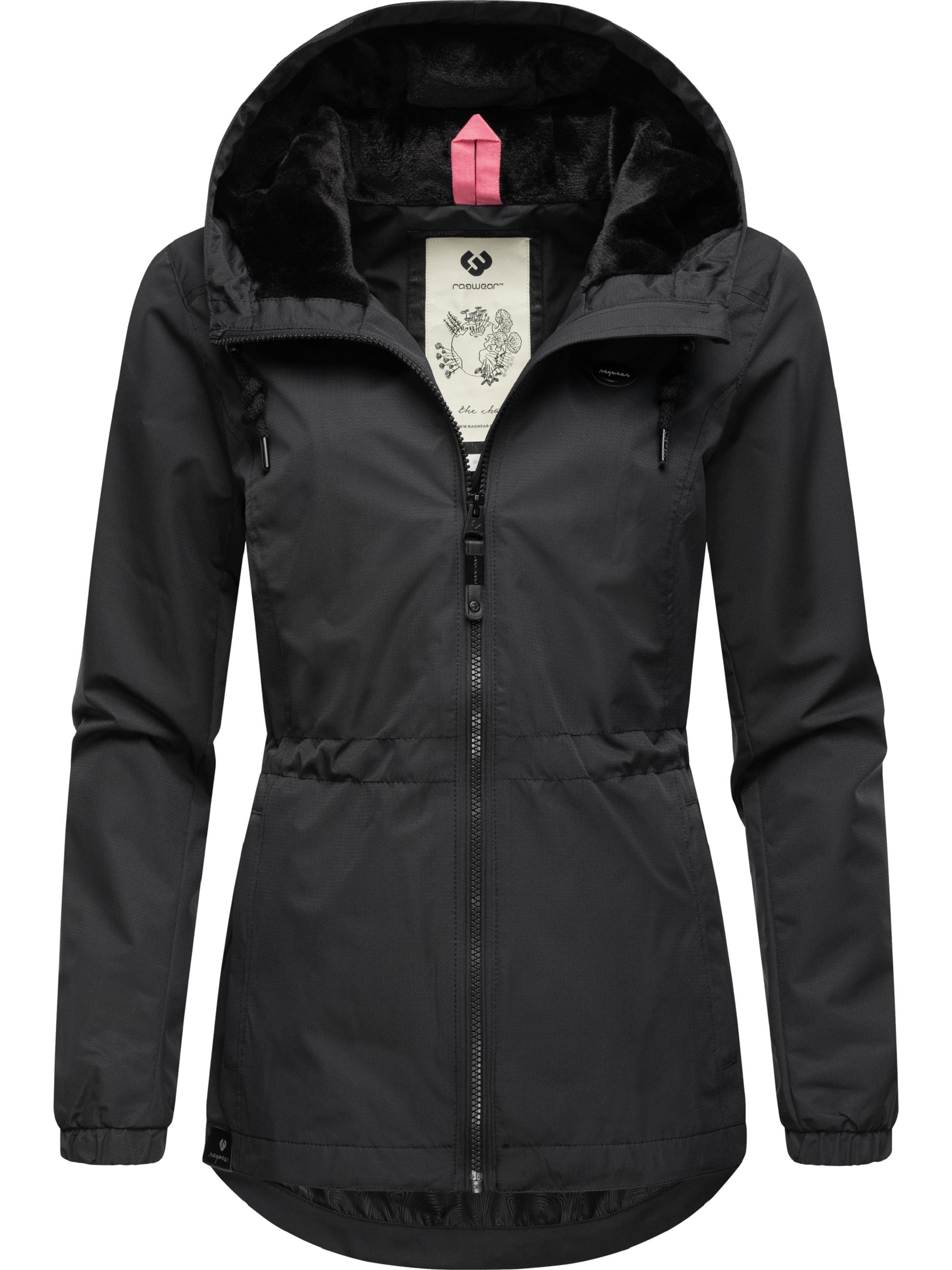 Ragwear Outdoorjacke »Übergangsjacke Dankka Tech«, mit Kapuze, Stylische Damen Übergangsjacke aus wasserdichtem Material