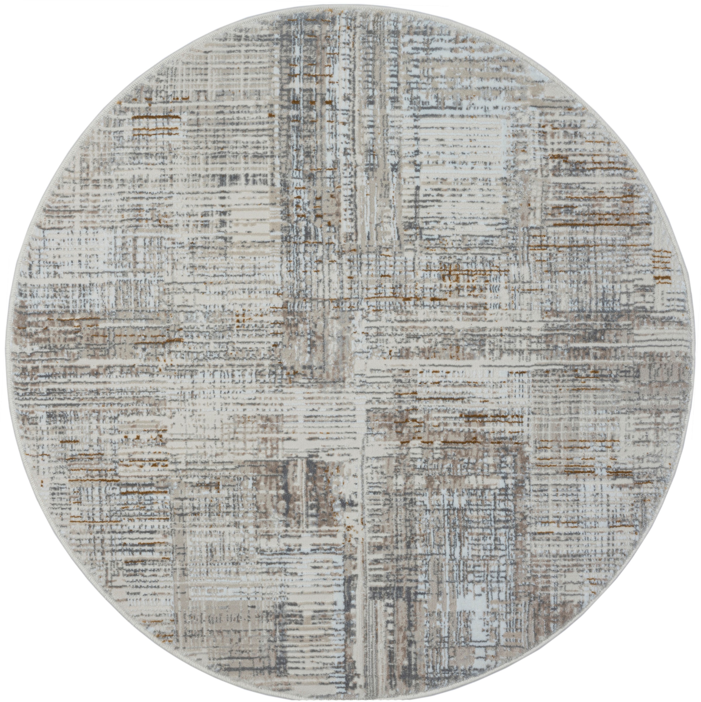 Myflair Möbel & Accessoires Teppich »My Taste«, rund, 10 mm Höhe, Kurzflor, Retro-Design, besonders weich durch Microfaser