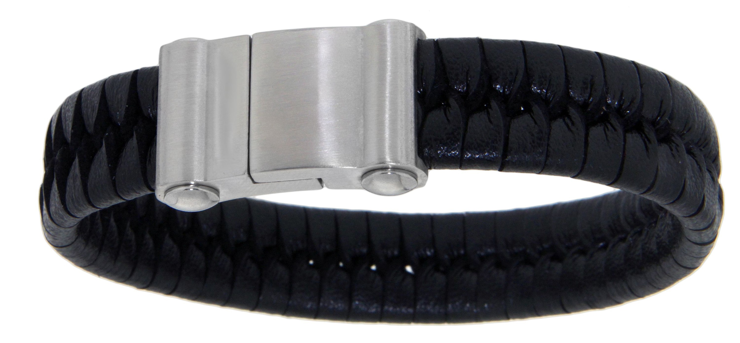 Firetti Armband "Schmuck Geschenk Lederarmband, Verschluß gravierbar"