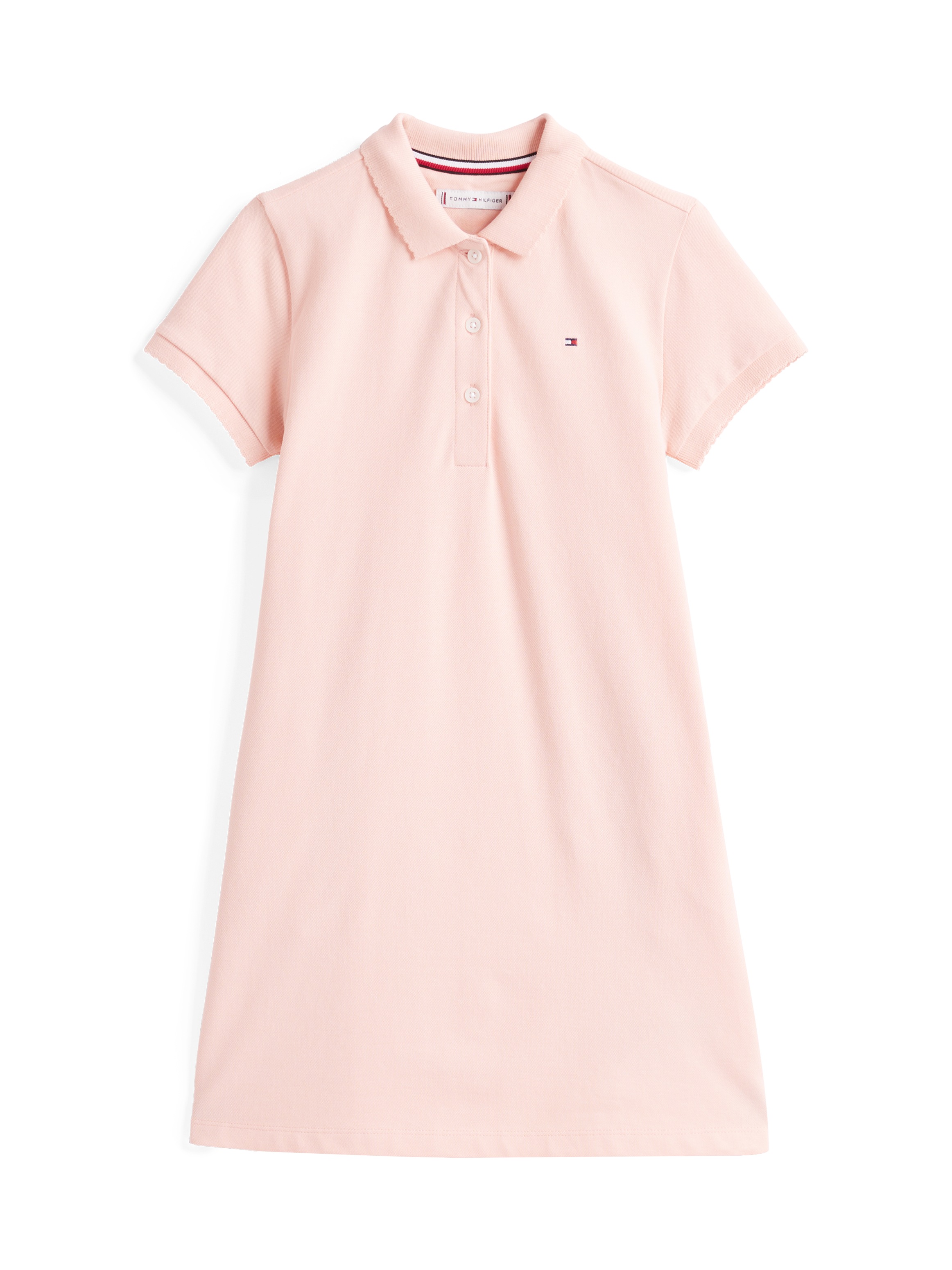 Tommy Hilfiger Polokleid »ESSENTIAL POLO DRESS«, in Knielänge, mit Logostickerei