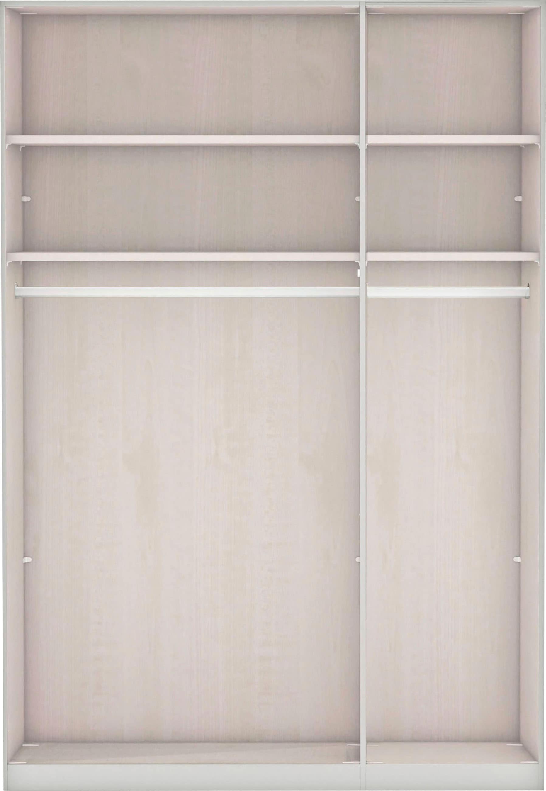 WIEMANN Kleiderschrank »Göteborg, mit 95° Öffnungswinkel, Made in Germany« inkl. Spiegel und Türendämpfung, moderner Landhausstil