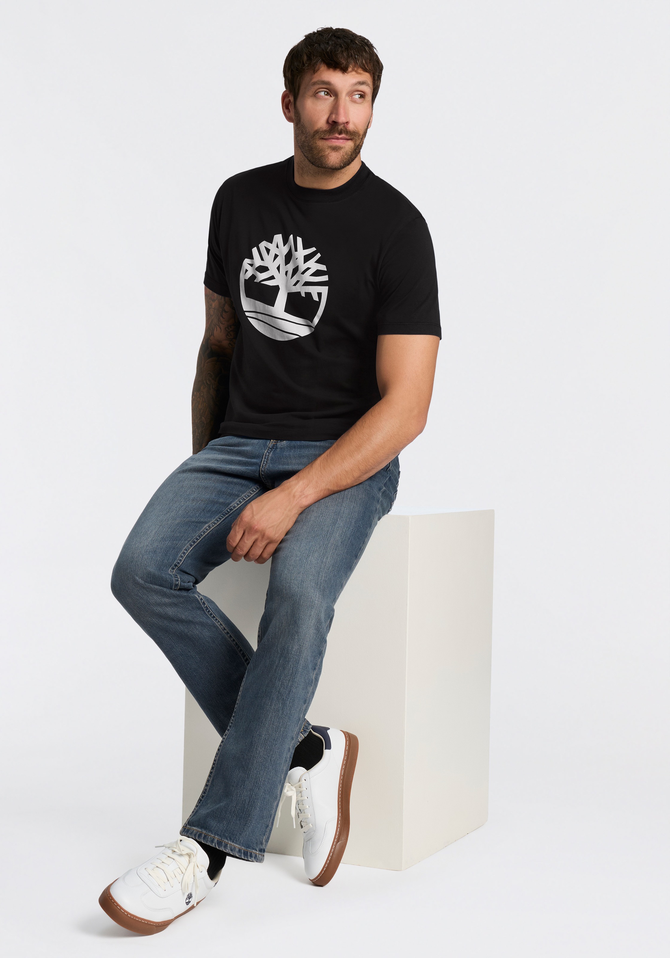 Timberland T-Shirt »NORTHWOOD - Tree Logo SS Tee« aus Baumwolle, auch in großen Größen