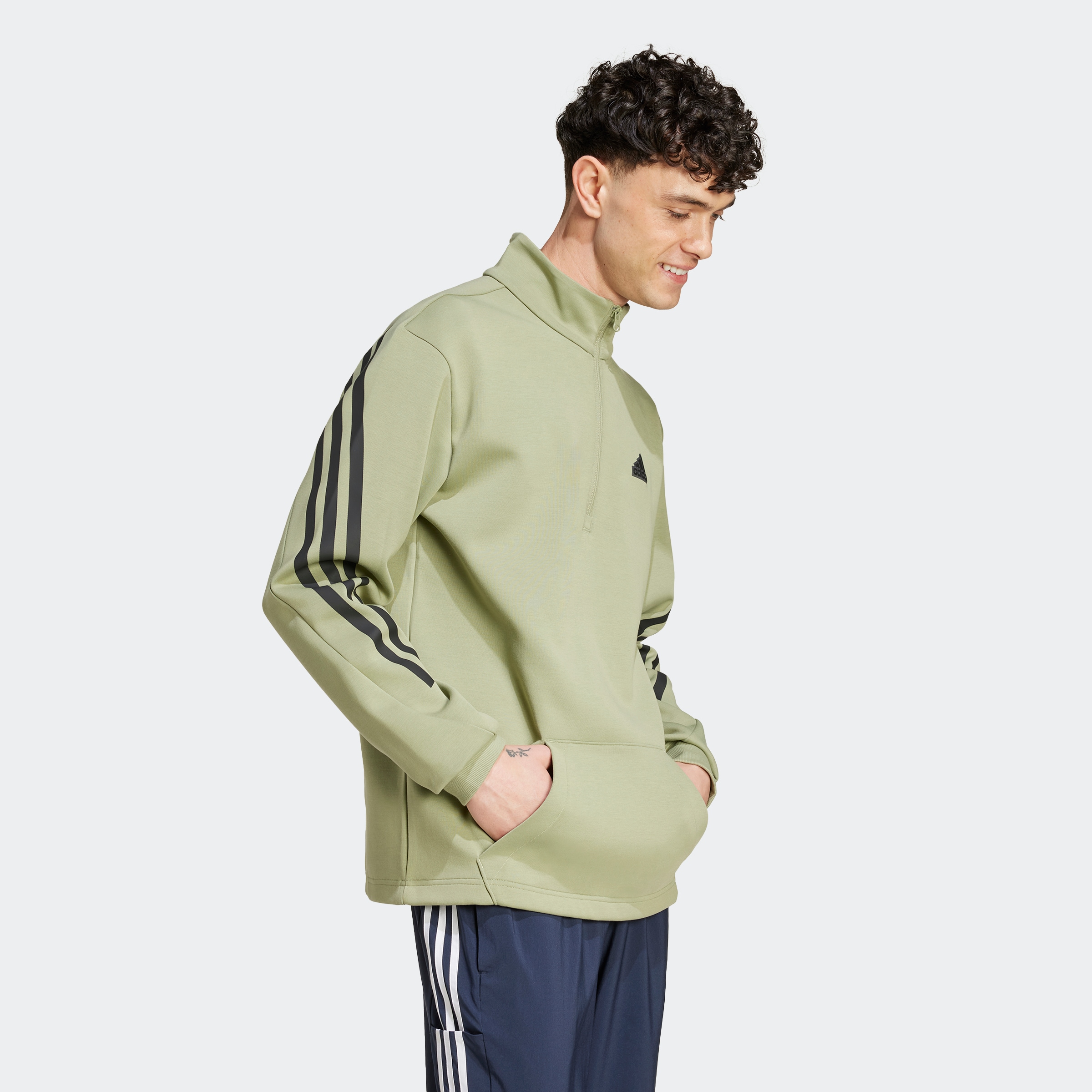 adidas Sportswear Rollkragenpullover »M FI 3S HALFZIP«