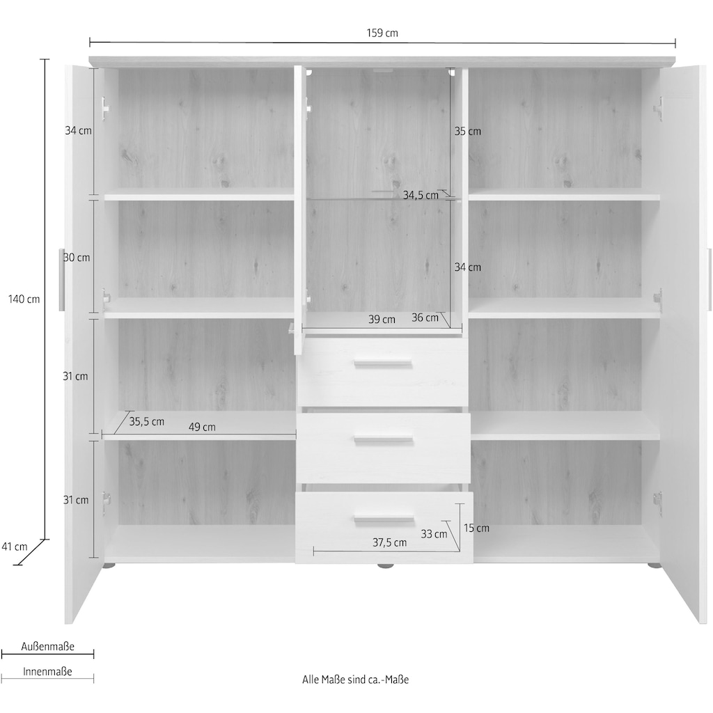 Home affaire Highboard »Nybro«