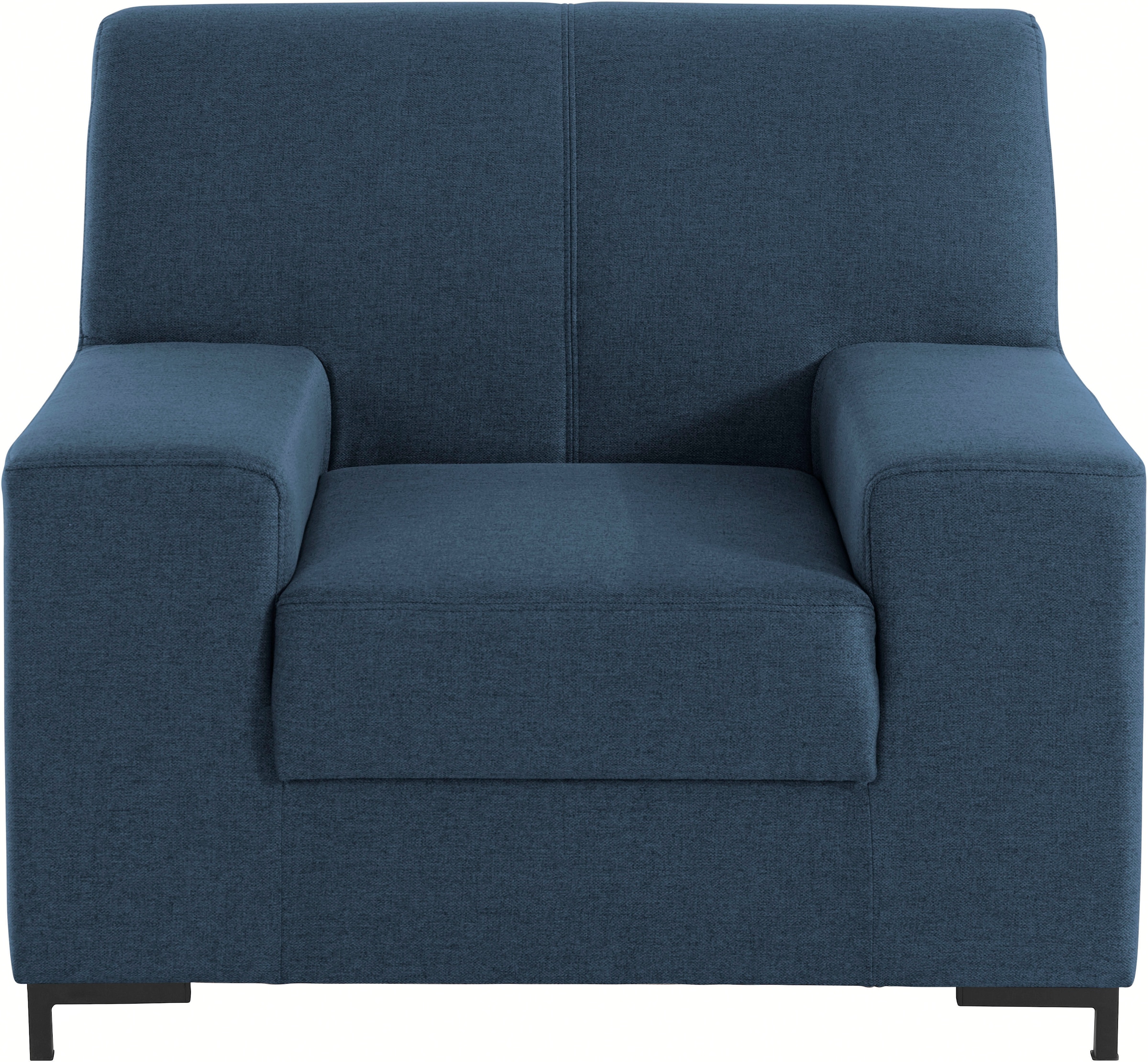 DOMO collection Sessel »Ledas kubisch und komfortabel, flache Armlehnen, eleganter Fuß,« in vielen Farben erhältlich