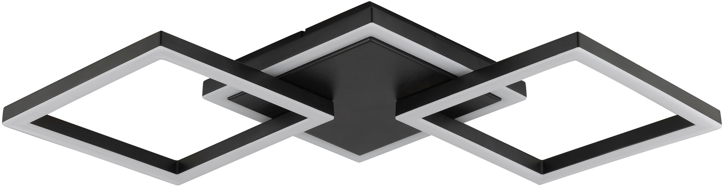 Brilliant LED Deckenleuchte »Tavora« LED-Modul Warmweiß LED-Profilleuchte, 61 x 28 cm, 2500 lm, 3000 K, Metall, schwarz