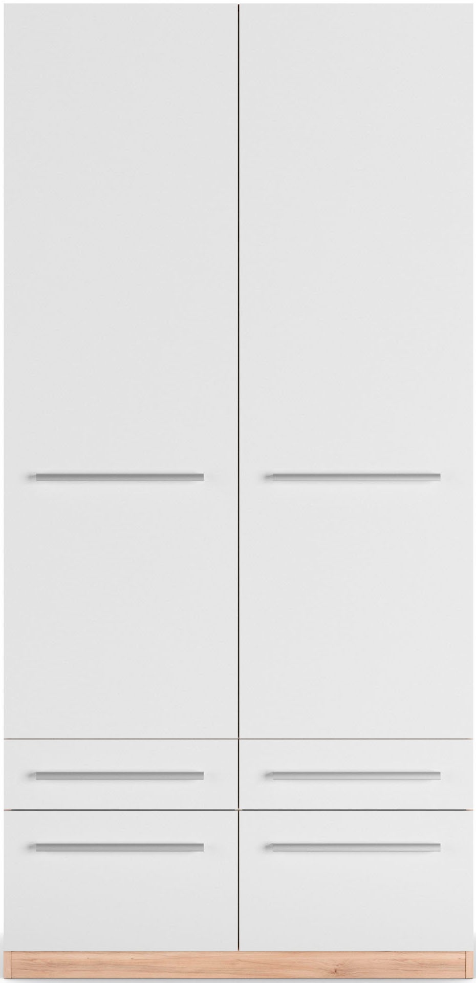 priess Kleiderschrank »Schrank Garderobe Wäscheschrank Barcelona in 5 Breiten«, viel Stauraum, geräumige Schubkästen, mit Spiegel, MADE IN GERMANY