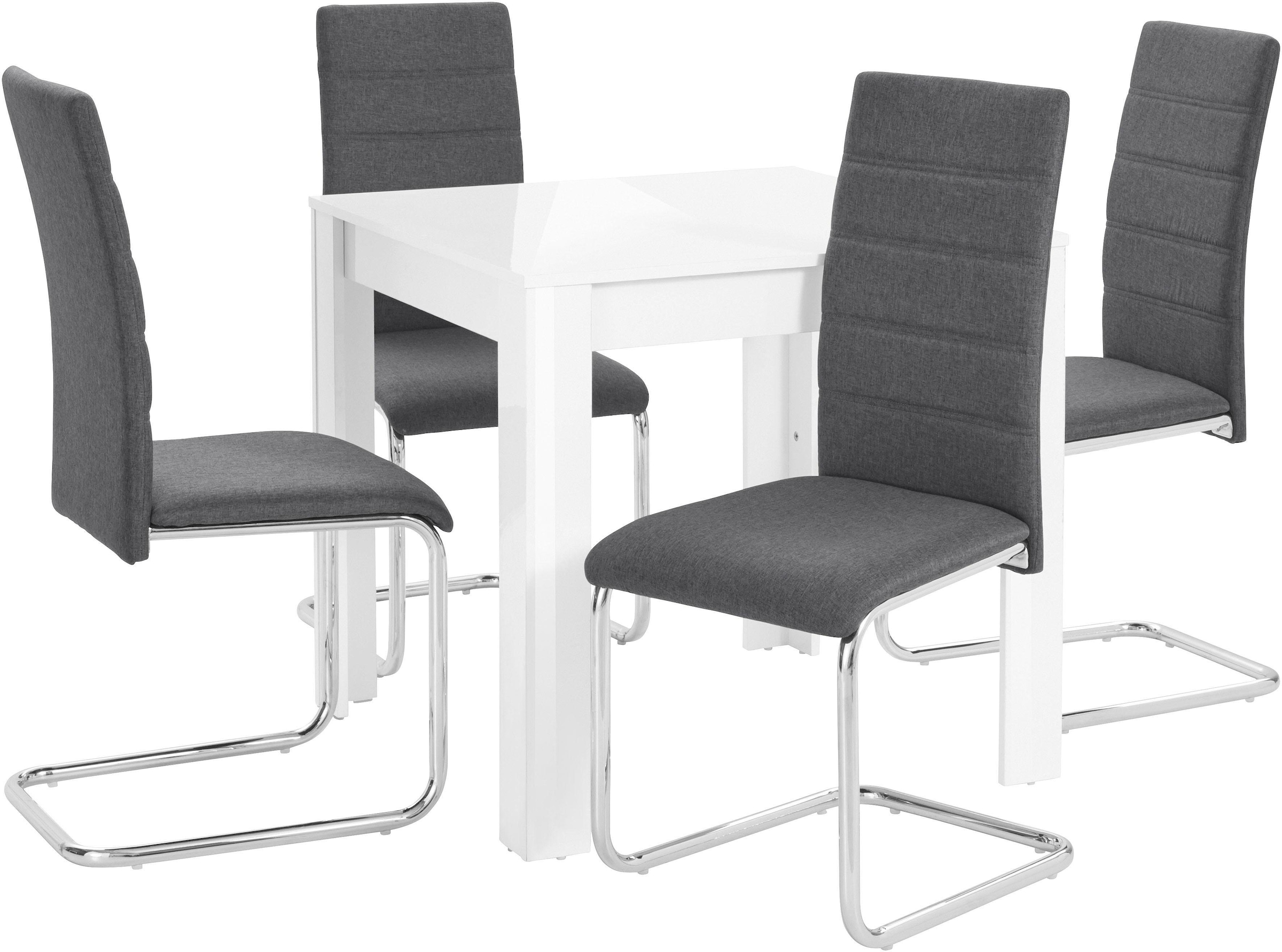 INOSIGN Essgruppe, (Set, 5 tlg.), Hochglanz, 2 Breiten