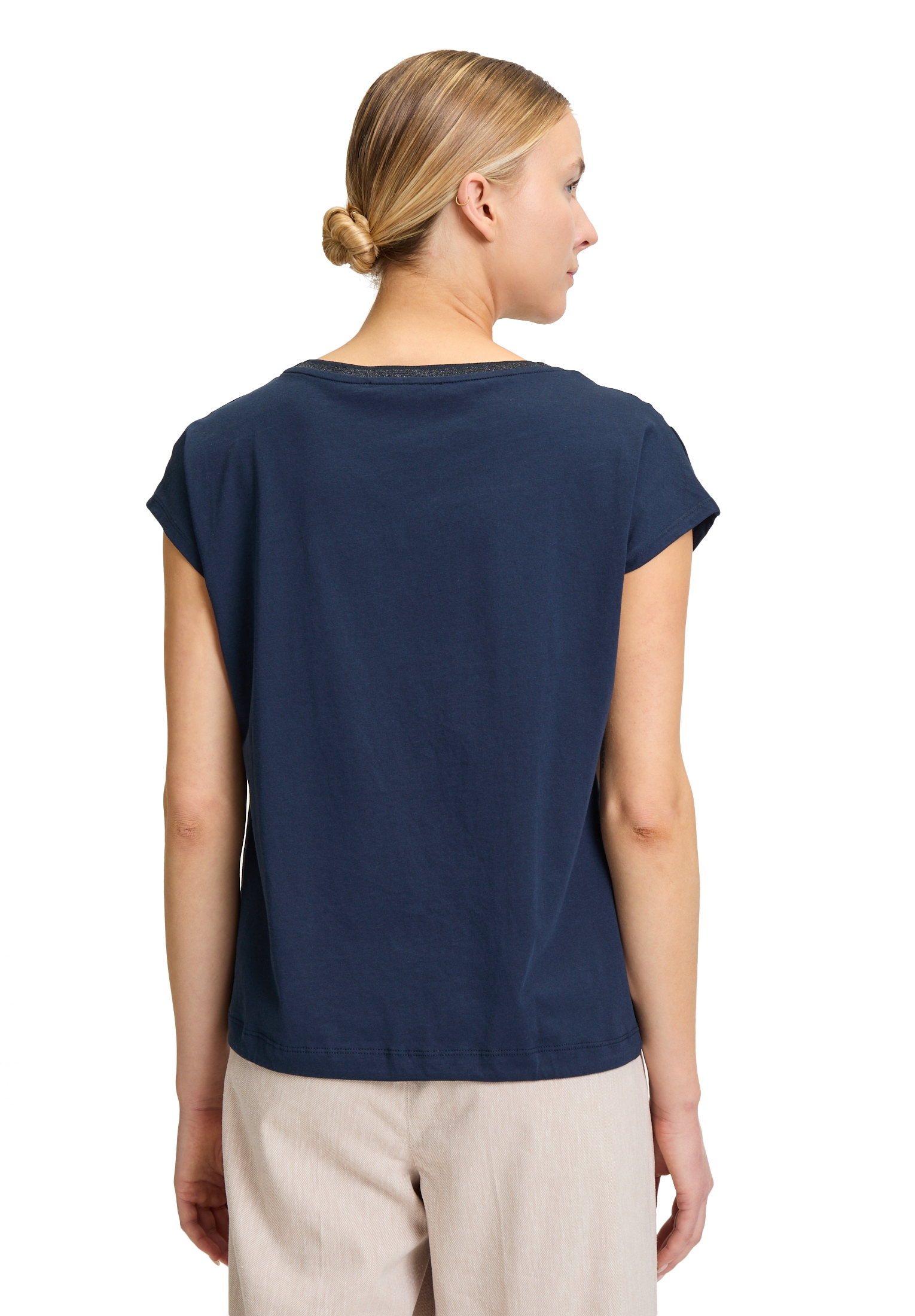 Betty&Co Kurzarmshirt »Casual-Shirt mit Print«