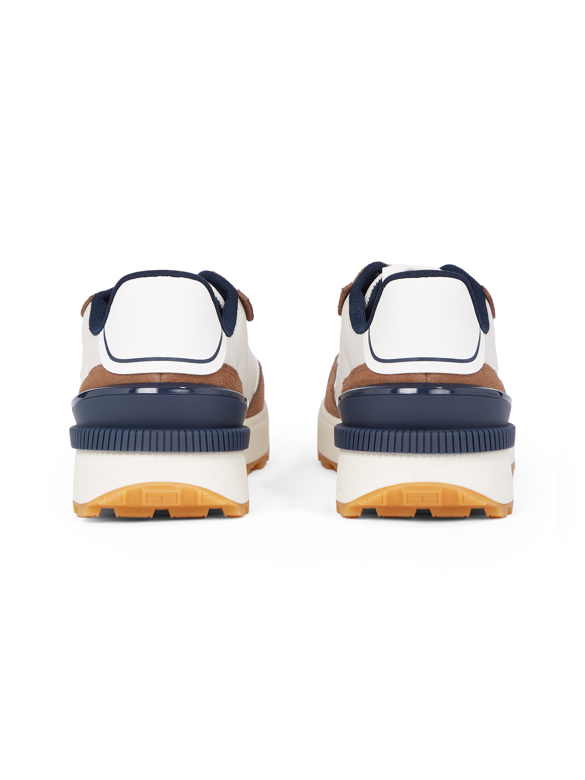 Tommy Jeans Keilsneaker »TJM TECHNICAL RUNNER ESS«, Freizeitschuh, Halbschuh, Schnürschuh mit gepolstertem Schaftrand