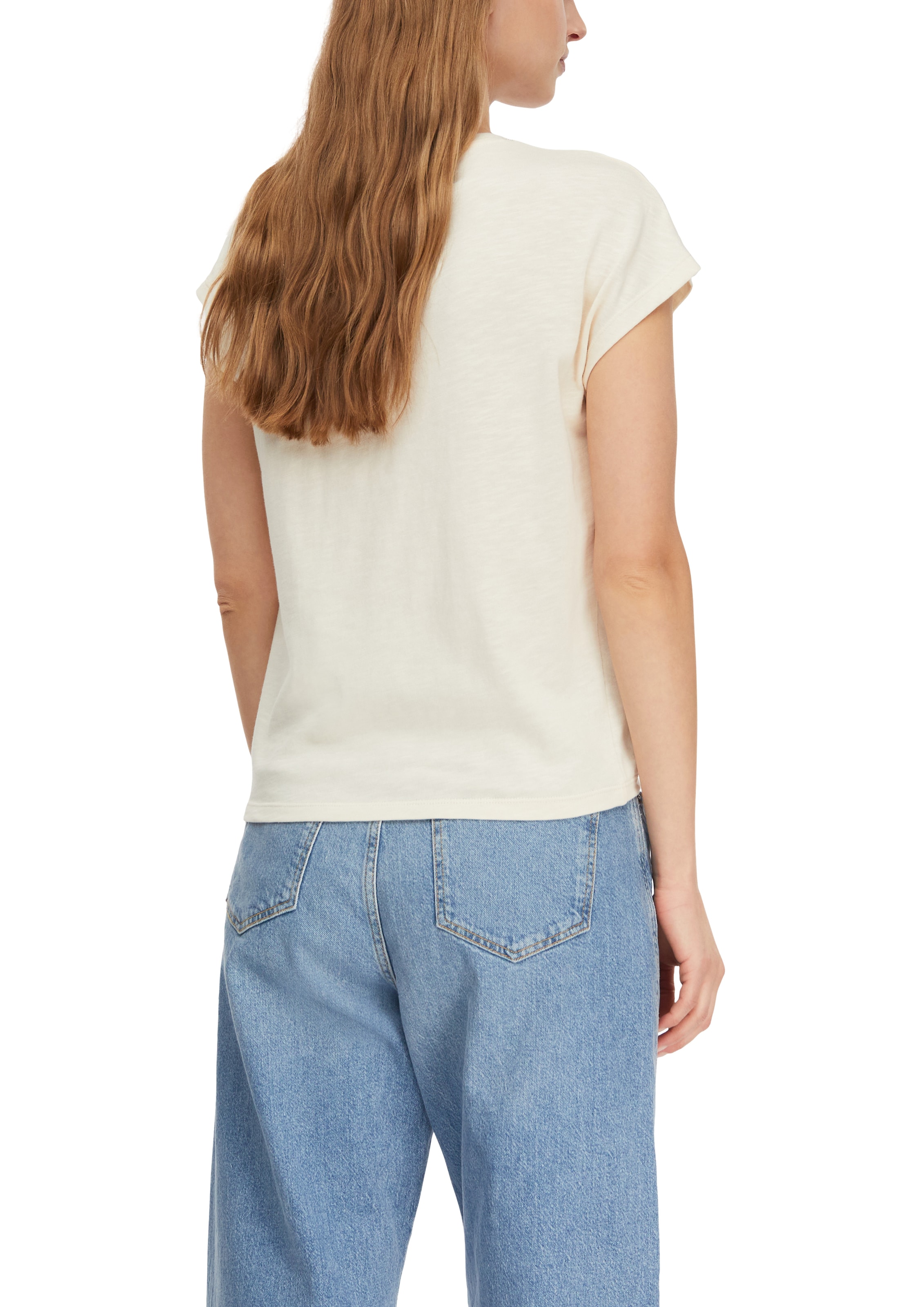Comma T-Shirt mit Cap-Sleeves