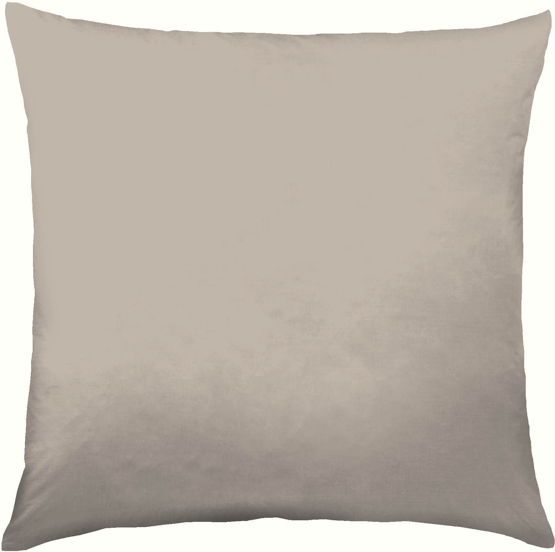 Kaeppel Kissenbezug "Uni Mako-Satin, 100% Baumwolle" Kissenhülle in vielen schönen Farbtönen mit Reißverschluss