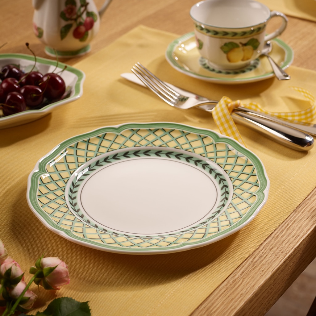 Villeroy & Boch Frühstücksteller »Frühstücksteller French Garden Orange ø 20,7 cm 6er Set bunt«