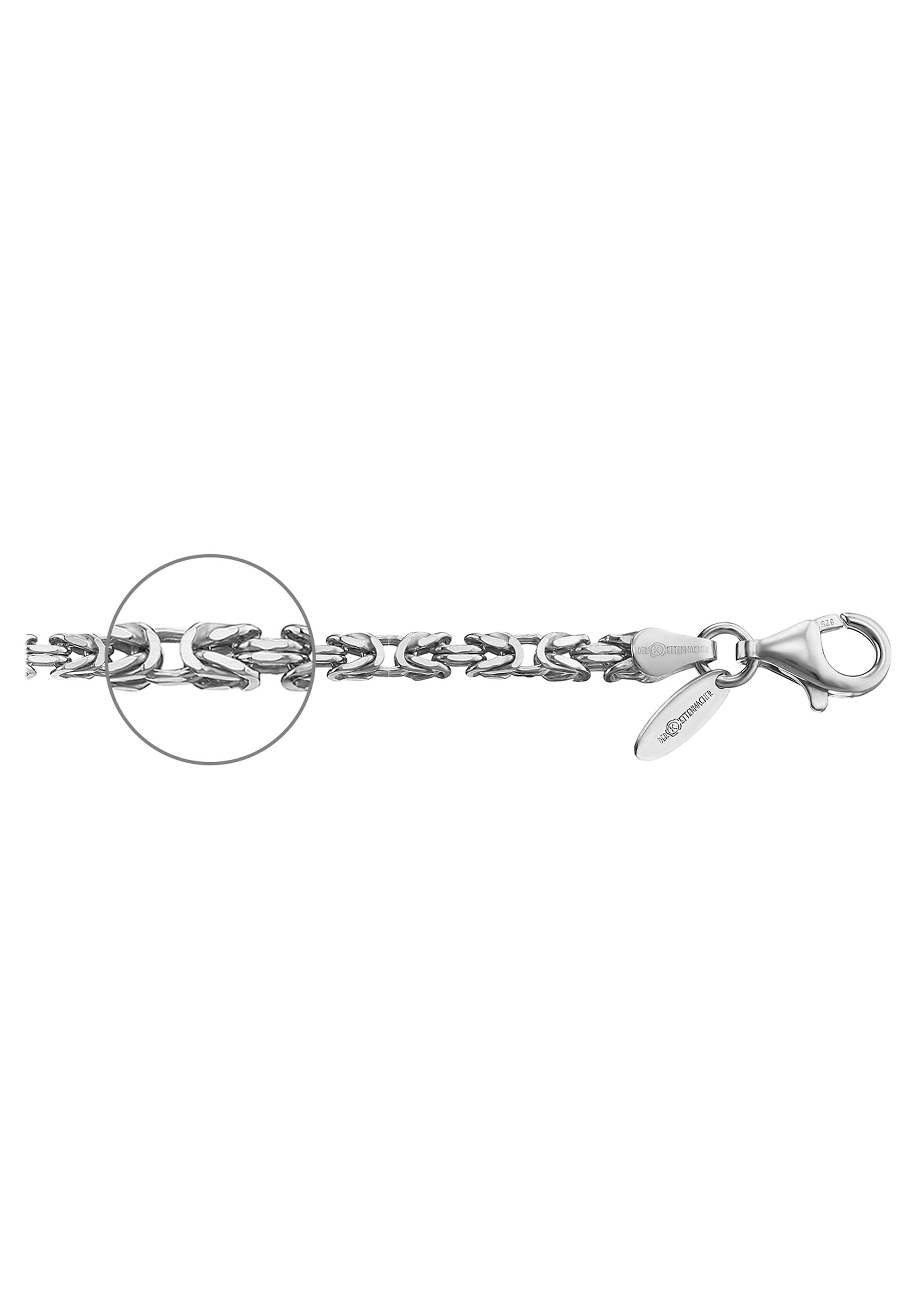 Der Kettenmacher Silberkette »Königskette diamantiert, ca. 3,0 mm breit, KÖ-S, KÖ1-G«