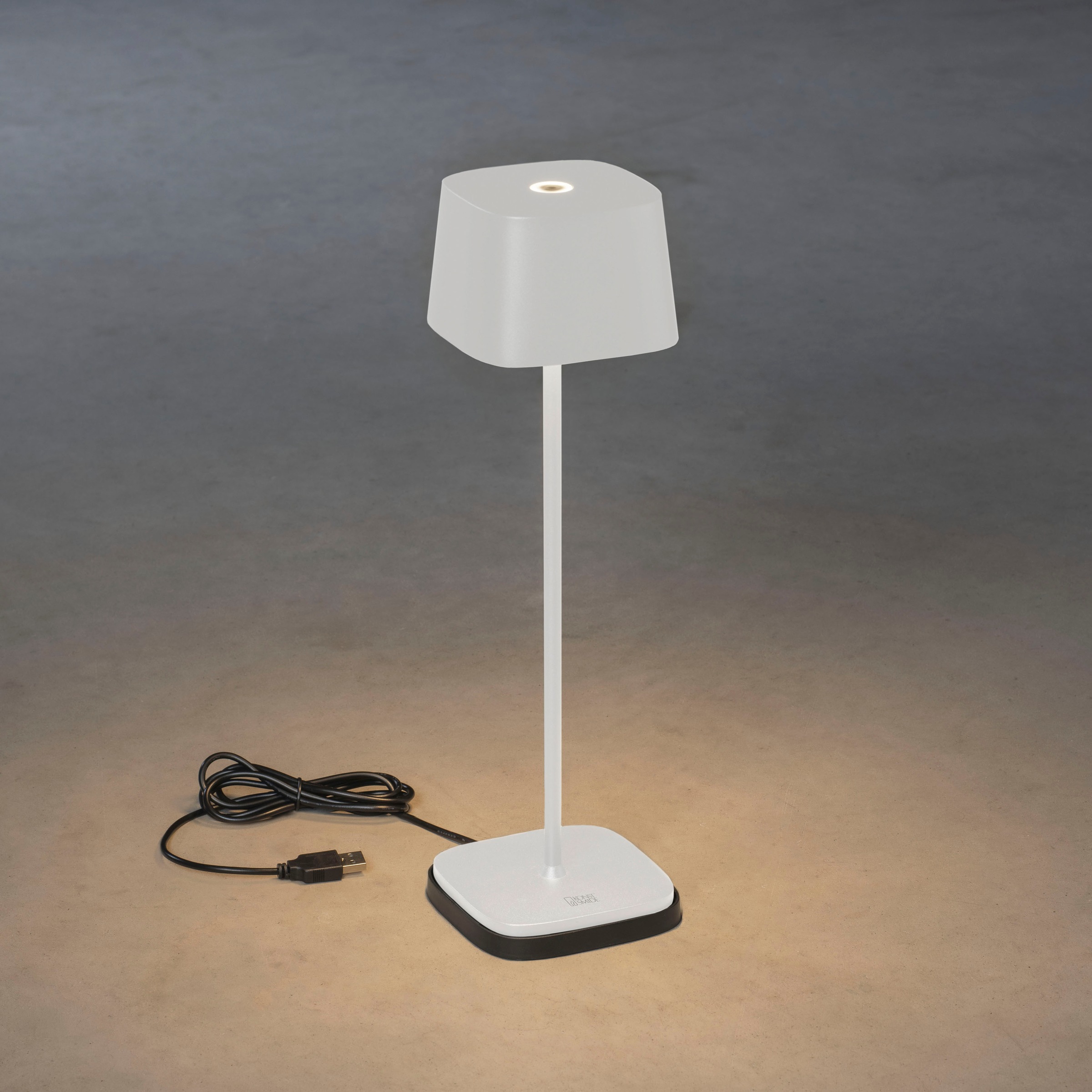 KONSTSMIDE LED Tischleuchte »Capri«, Leuchtmittel LED-Modul | LED fest integriert, Capri LED USB-Tischleuchte, 2700/3000K, dimmbar