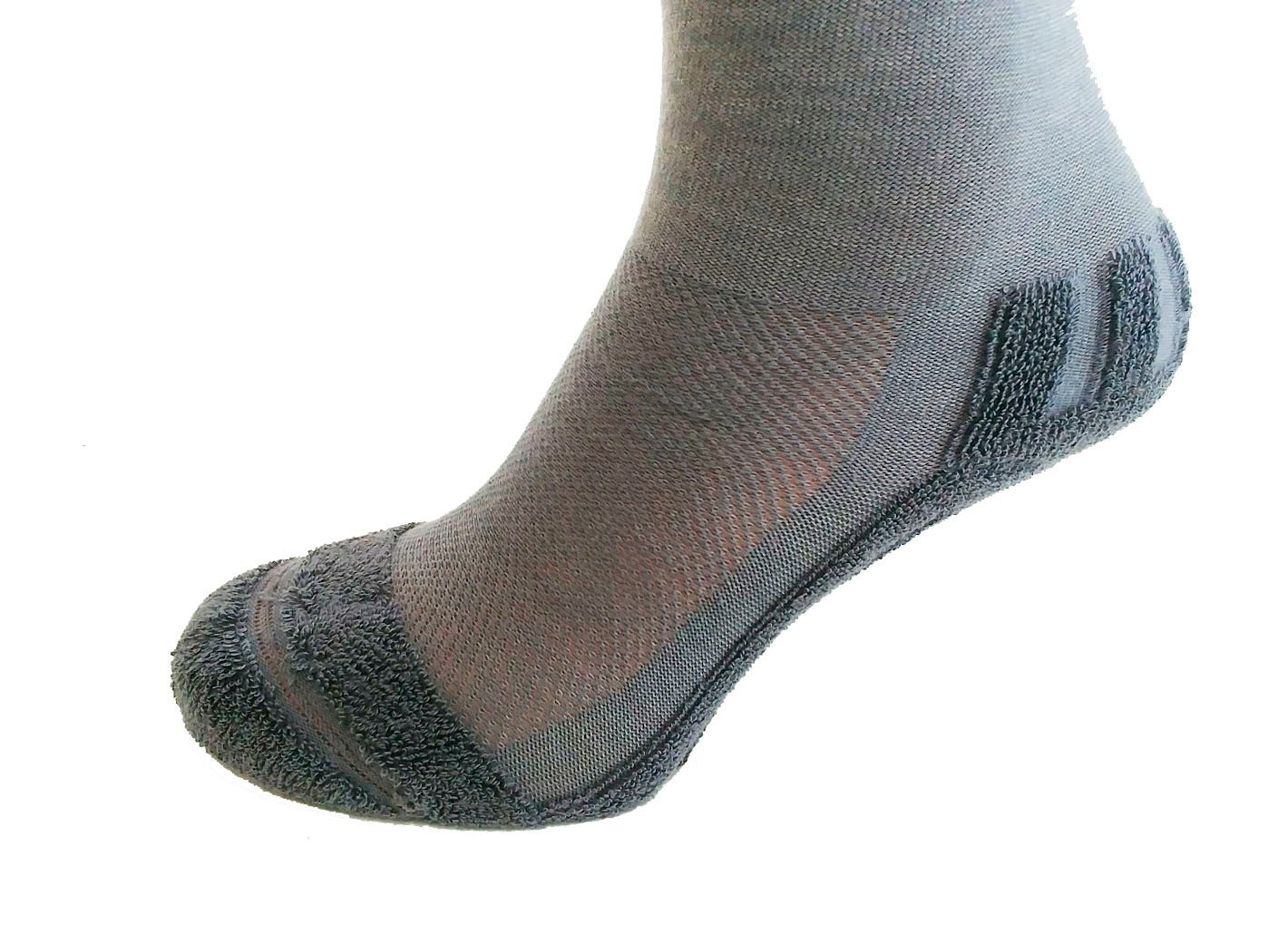 Fußgut Diabetikersocken »Venenfreund Kniestrümpfe mit Airchannel Fußbelüftung«, (2 Paar), verstärkte Fußpolsterung, weiter Bund, Druckentlastung, bequemer Bund
