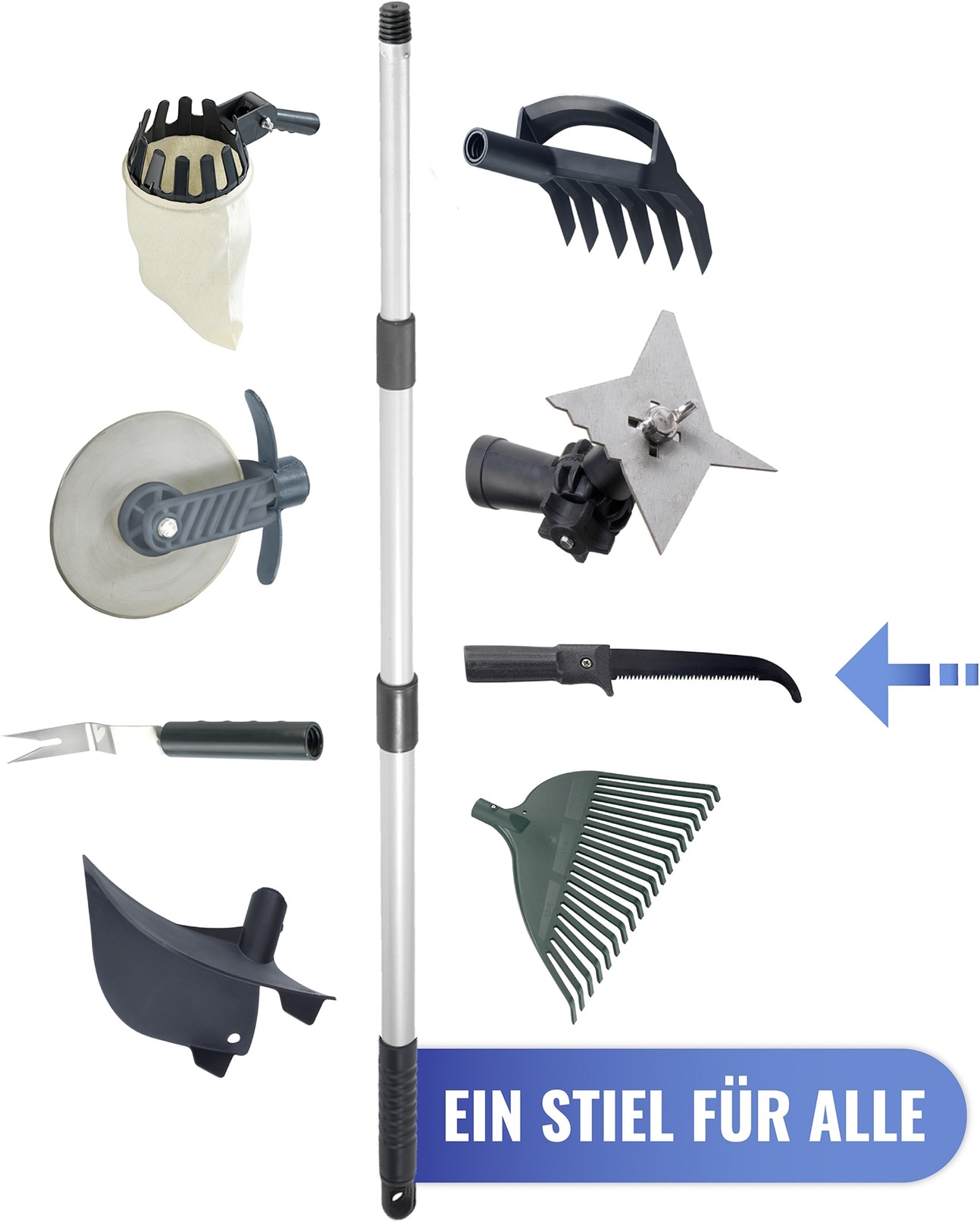 Maximex Gartensäge »Maximex 2in1« Astsäge und Teleskopstiel, bis zu 342 cm Arbeitshöhe