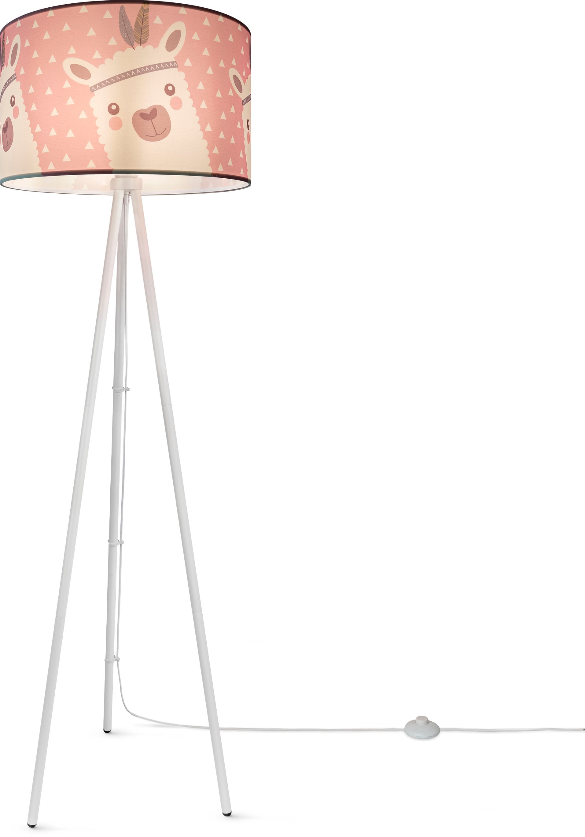 Paco Home Stehlampe »Trina Jahren Garantie Lampe mit E27 Stehleuchte Lama-Motiv LED | 3 online Kinderlampe Ela«, Kinderzimmer XXL kaufen Mit