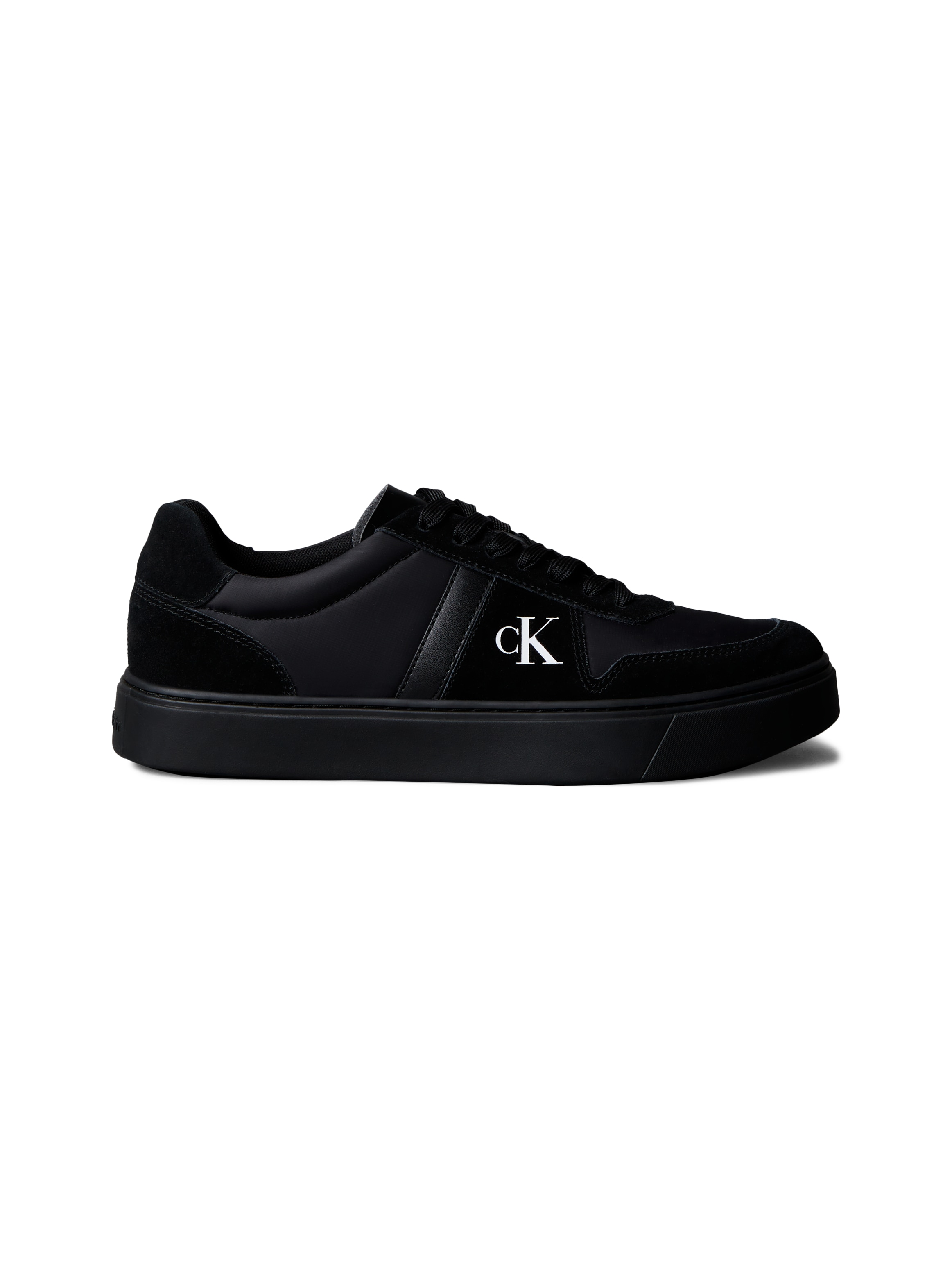 Calvin Klein Jeans Sneaker »CLASSIC CUPS LACE MIX EMB TONGUE«  Schnürschuh, Basket-Sneaker, Freizeitschuh in sportiver Optik