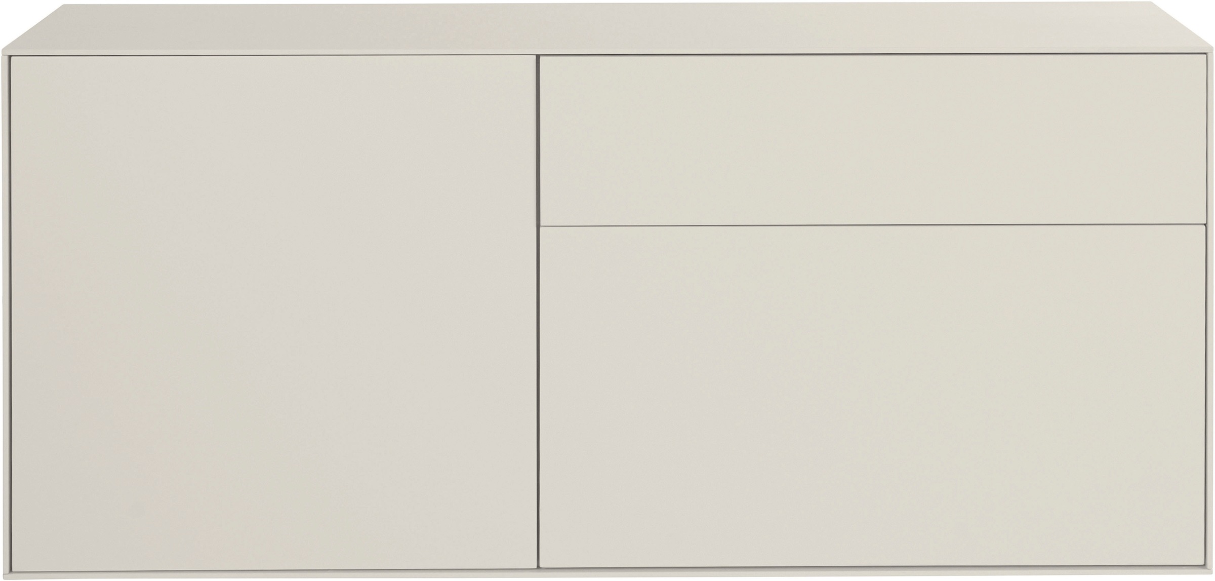 LeGer Home by Lena Gercke Lowboard »Essentials«, Breite: 127 cm, MDF lackiert, Push-to-open-Funktion
