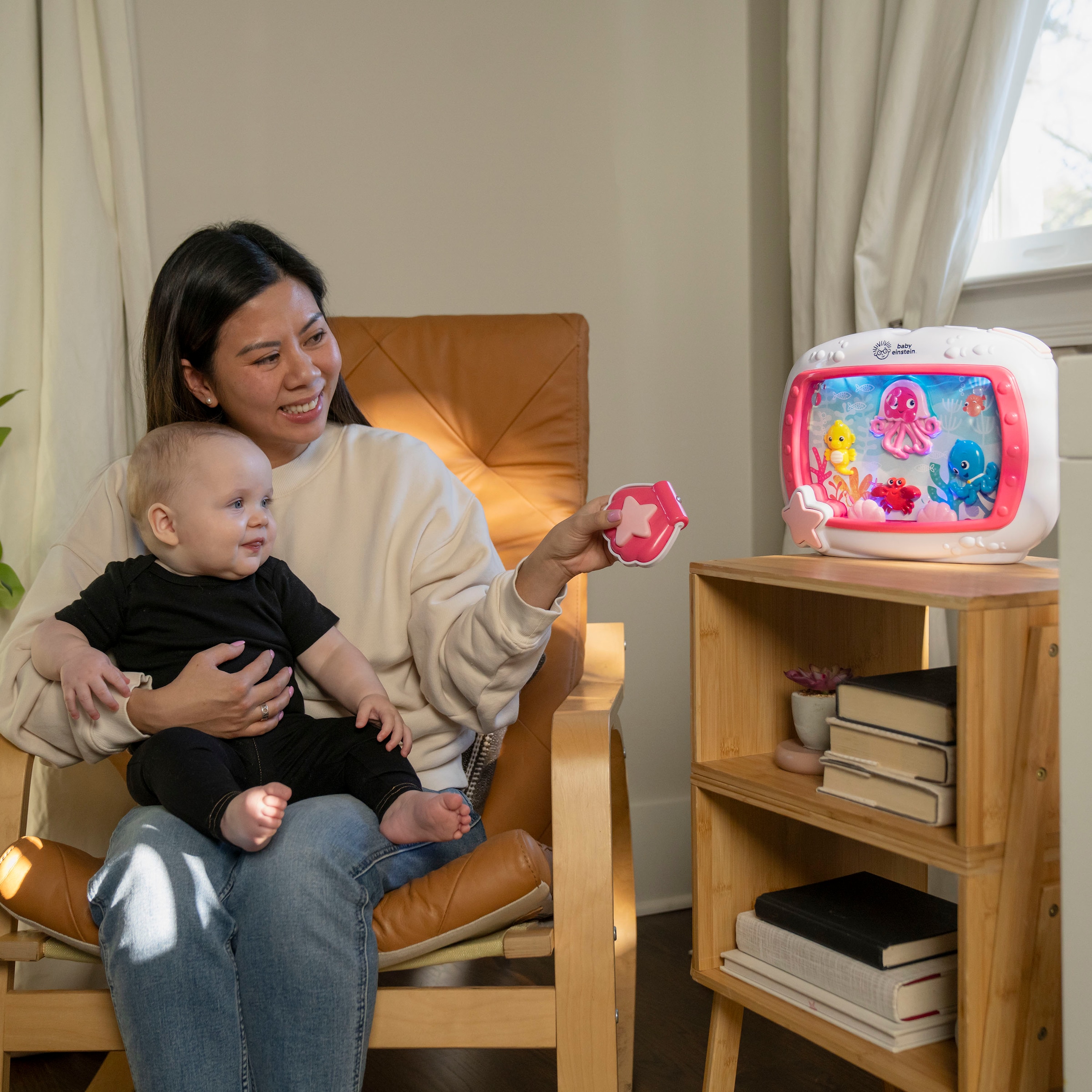 Baby Einstein Nachtlicht »Schlummerlicht Sea Dreams« LED-Modul blau inklusive Fernbedienung