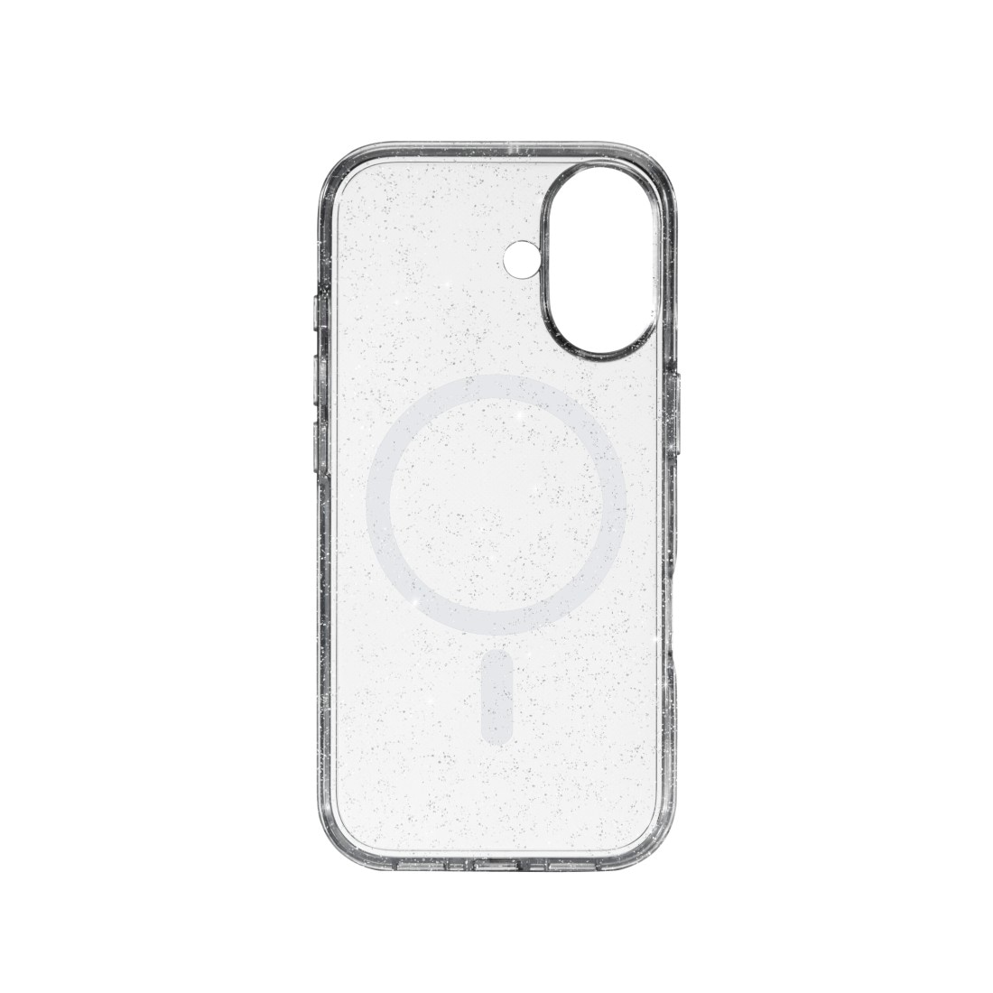 White Diamonds Smartphone-Hülle »Cover "Mag Glitter" für Apple iPhone 17, Transparent« Apple iPhone 17 Anti-Vergilbung, Kraztschutz, Stoßfeste Ecken