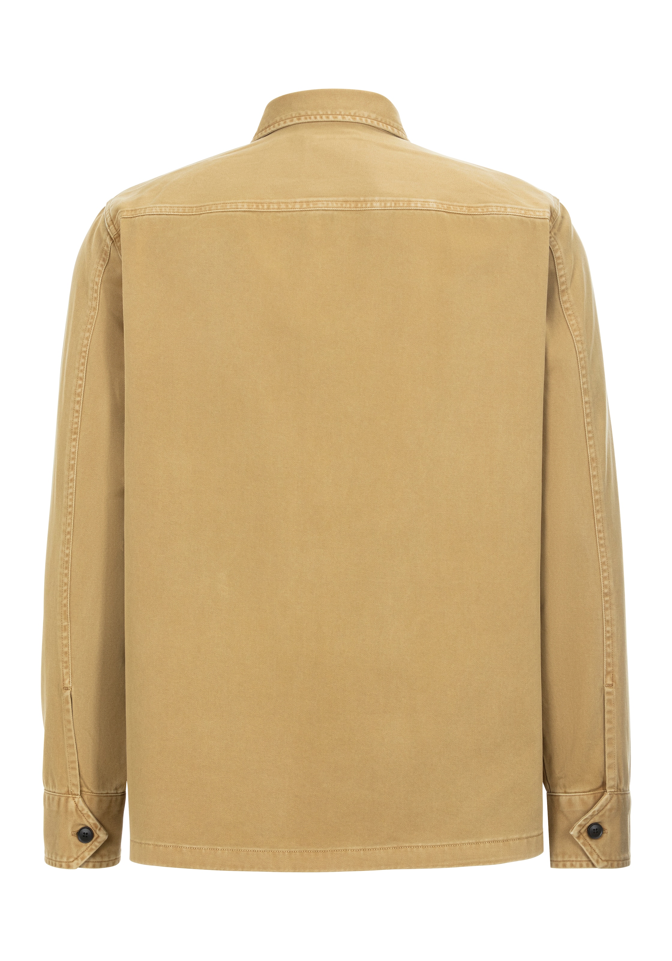 BOSS ORANGE Hemdjacke »Lovel-zip«, mit gestickten Markenlogo