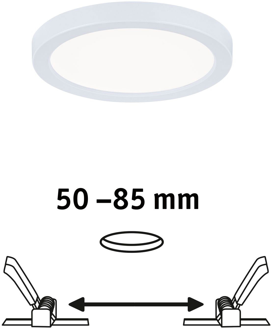 Paulmann LED Einbauleuchte »Areo« LED-Modul 1 Stk. Neutralweiß LED-Modul