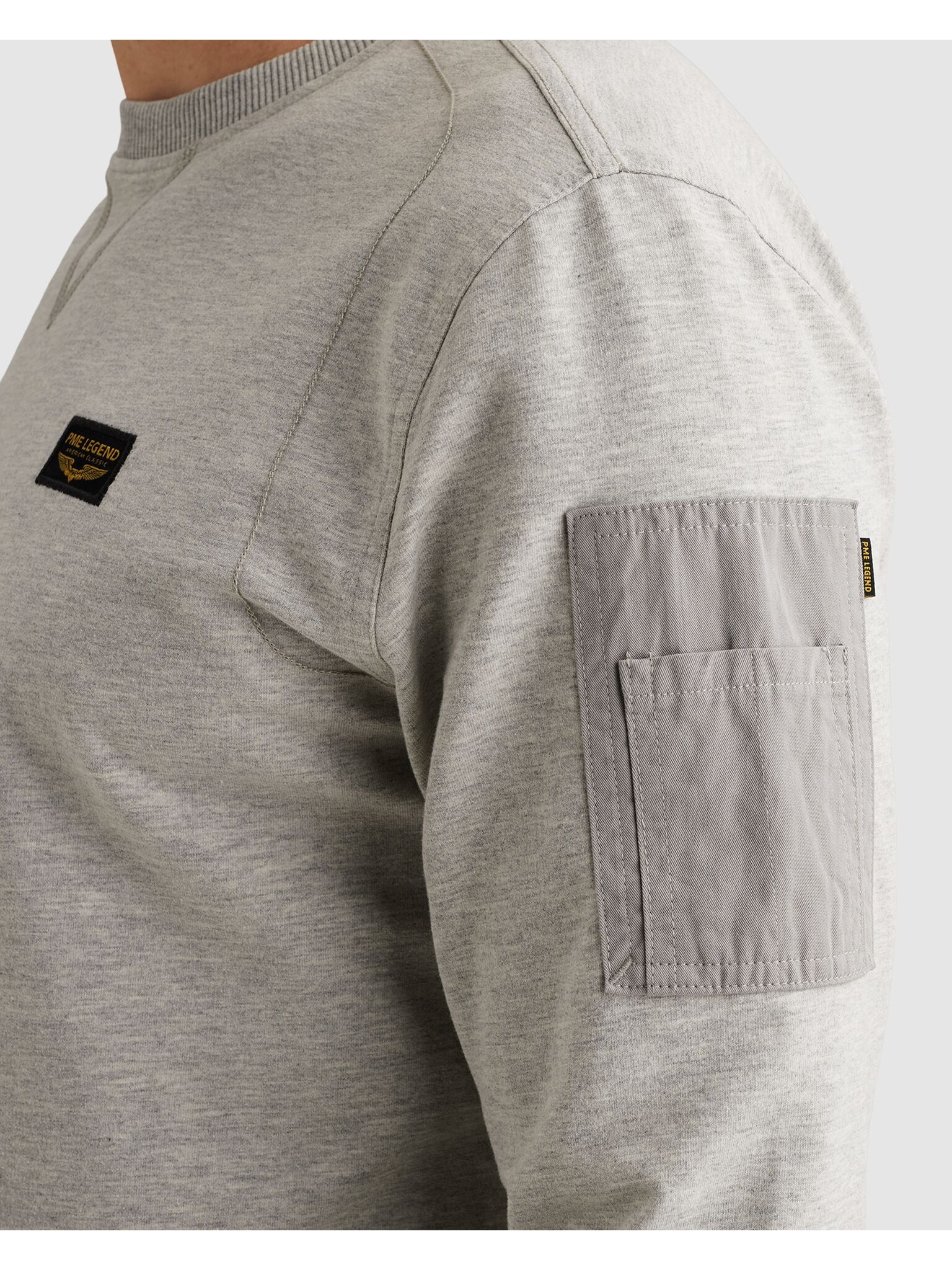 PME LEGEND Sweatshirt »Airstrip sweat«, mit Logo Stickerei
