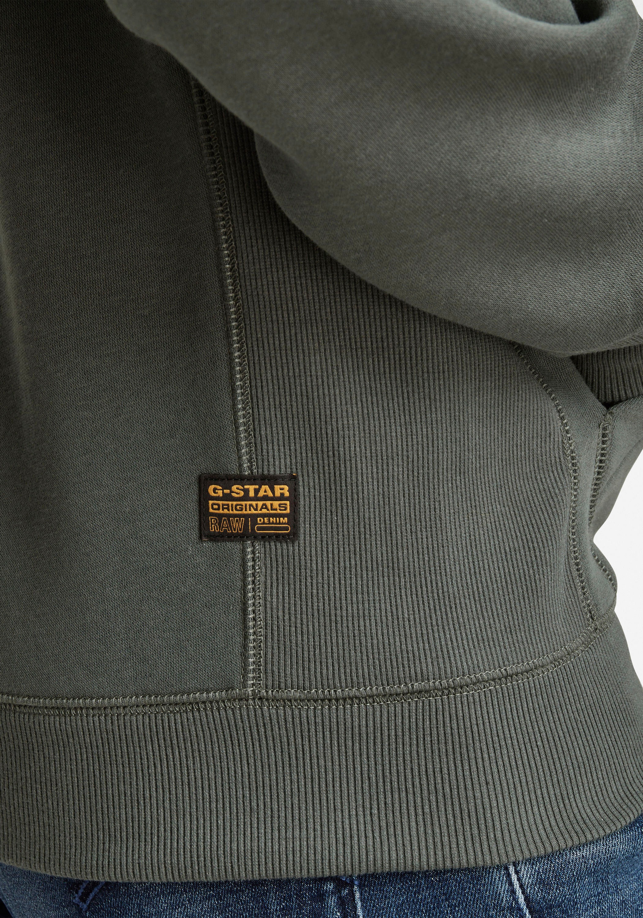 G-STAR Kapuzensweatjacke »Premium Basic Hooded Zip Sweater«