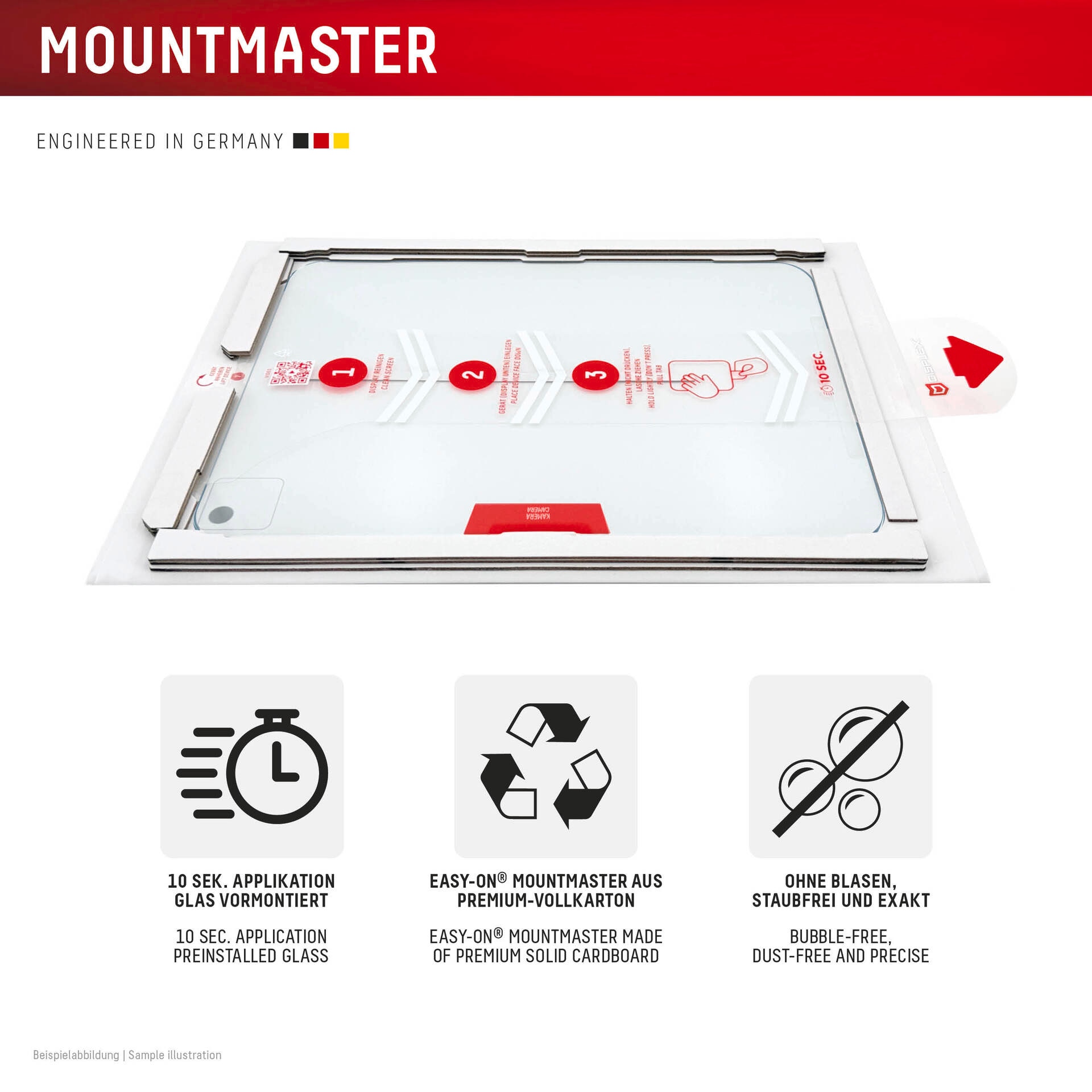 Displex Displayschutzglas »Tablet Real Glass« für Apple iPad Air 13'' (2026) Displayschutzfolie, Schutzfolie, Bildschirmschutz, kratz- & stoßfest